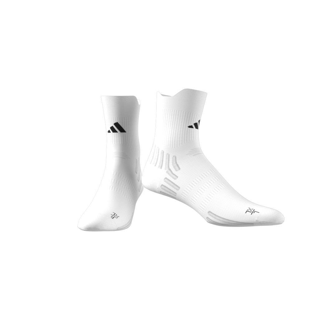 Unisex Tennis Cushioned Quarter Socks 1 Pair, White, , large image number 7