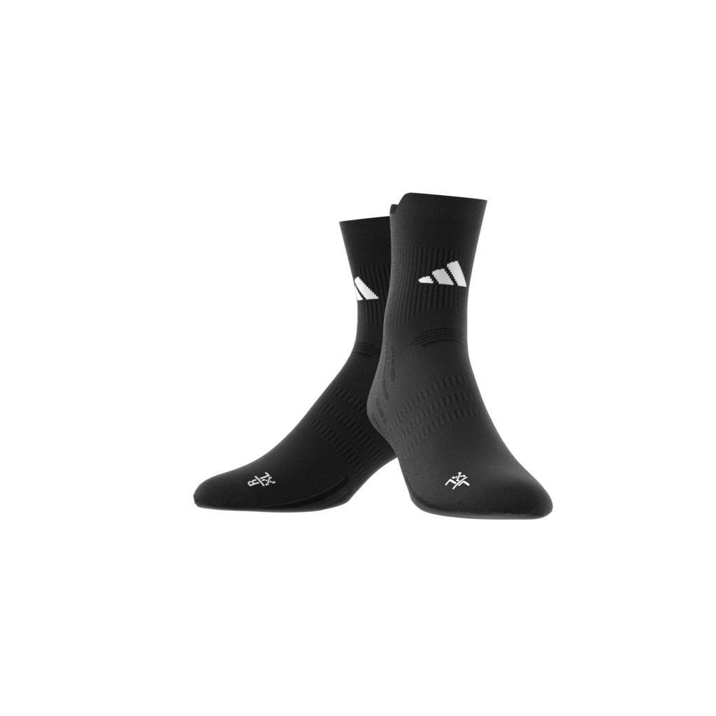 Unisex Tennis Cushioned Quarter Socks 1 Pair, Black, A901_ONE, large image number 1