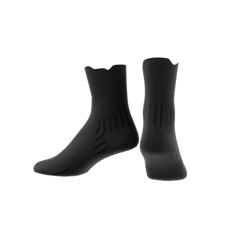 Unisex Tennis Cushioned Quarter Socks 1 Pair, Black, A901_ONE, large image number 3