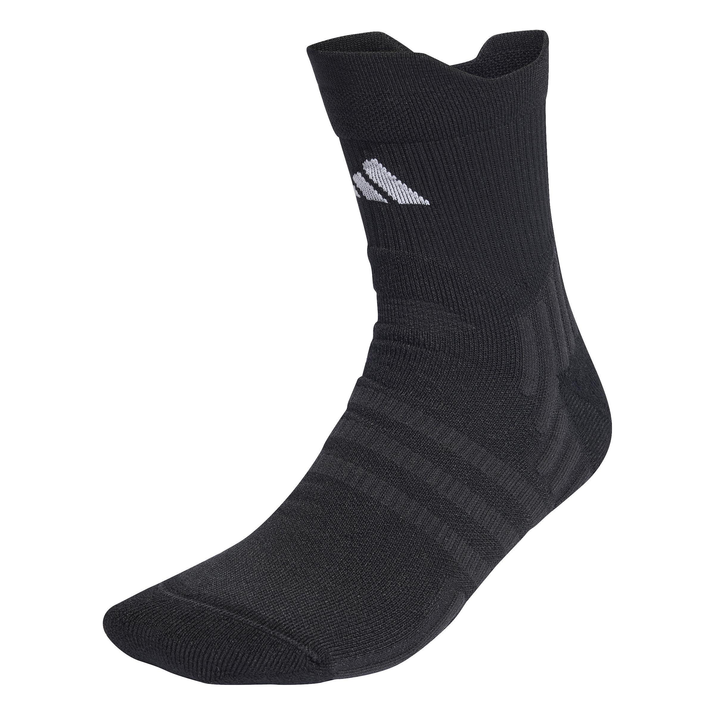 Unisex Tennis Cushioned Quarter Socks 1 Pair, Black, A901_ONE, large image number 5