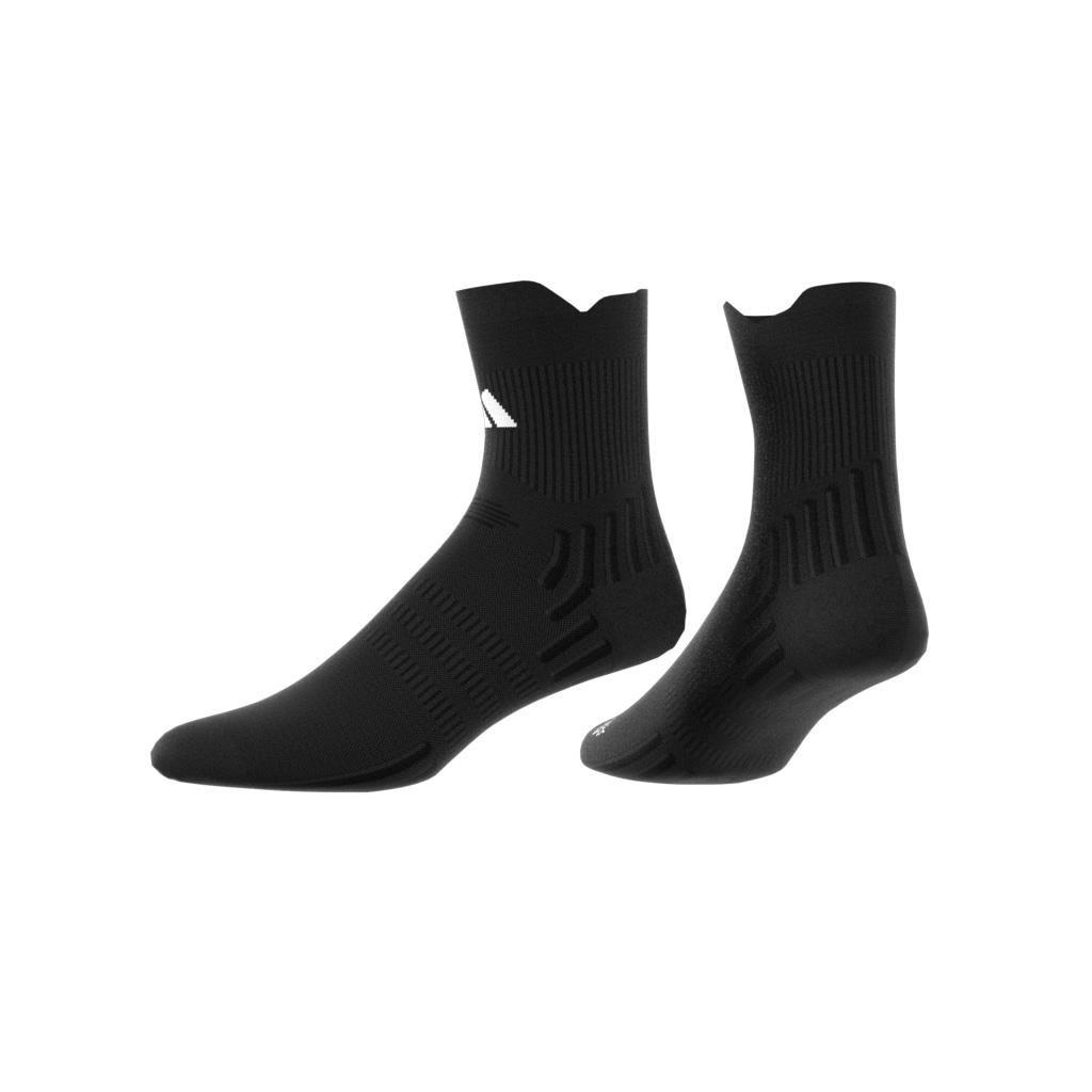 Unisex Tennis Cushioned Quarter Socks 1 Pair, Black, A901_ONE, large image number 7