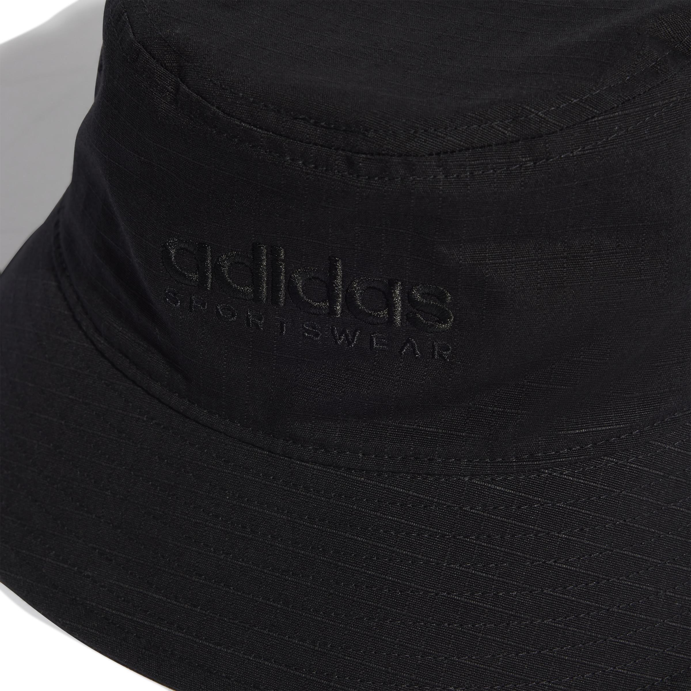 Unisex Classic Cotton Bucket Hat, Black, A901_ONE, large image number 2