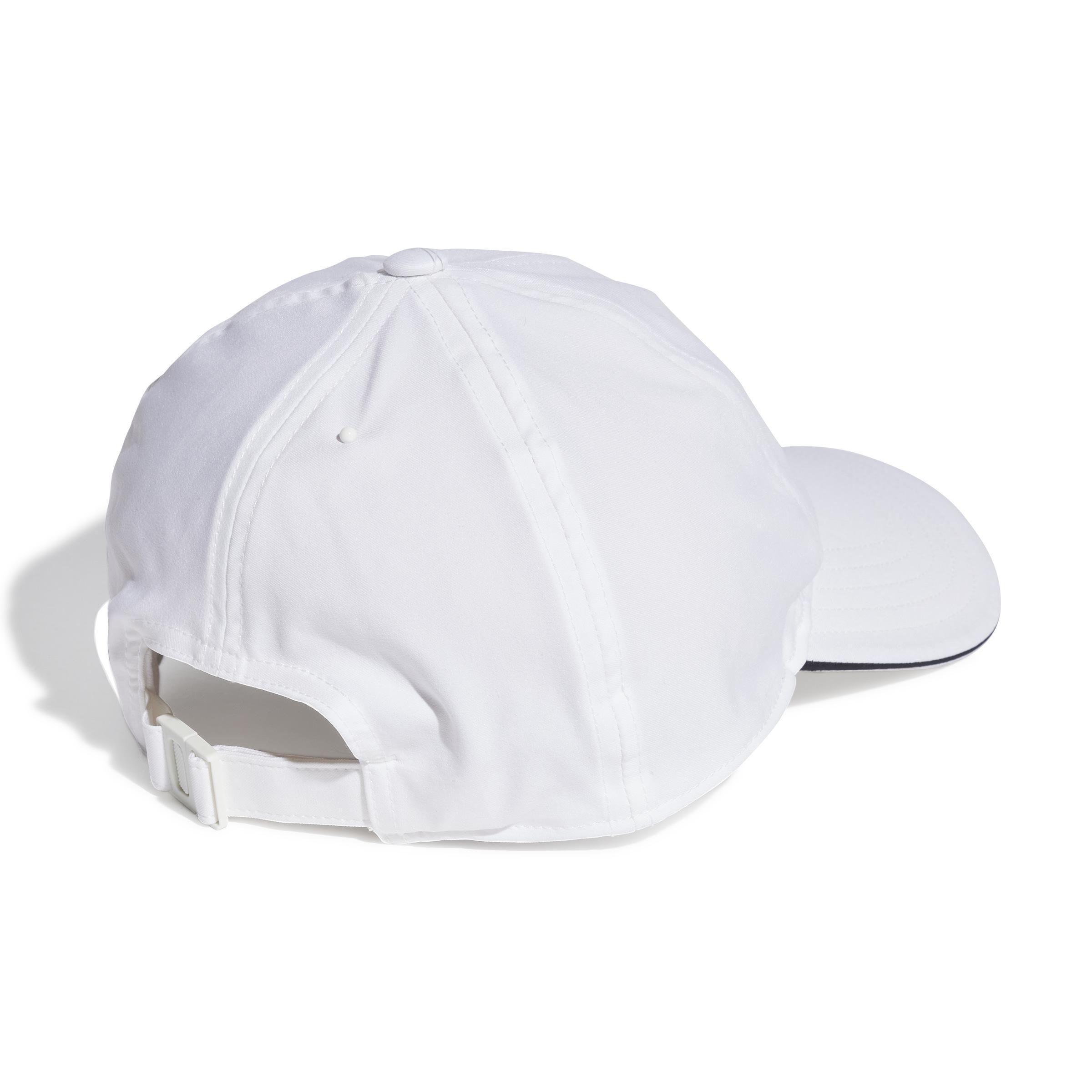 Unisex Aeroready Training Running Baseball Cap, White, A901_ONE, large image number 1