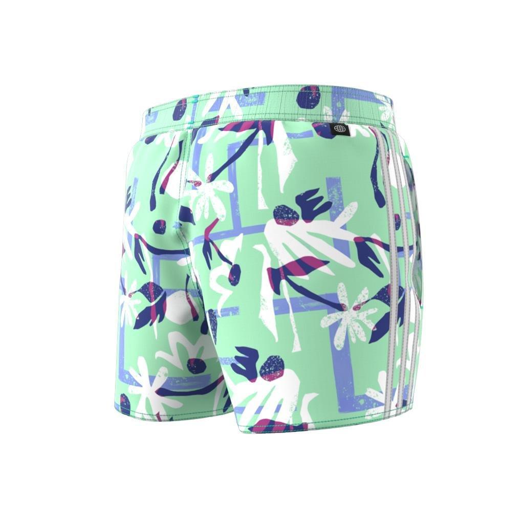 Seasonal Floral CLX Very Short Length Swim Shorts, Green, A901_ONE, large image number 3