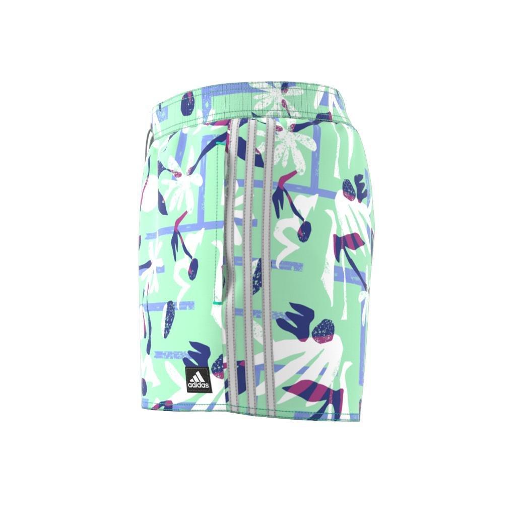 Seasonal Floral CLX Very Short Length Swim Shorts, Green, A901_ONE, large image number 5