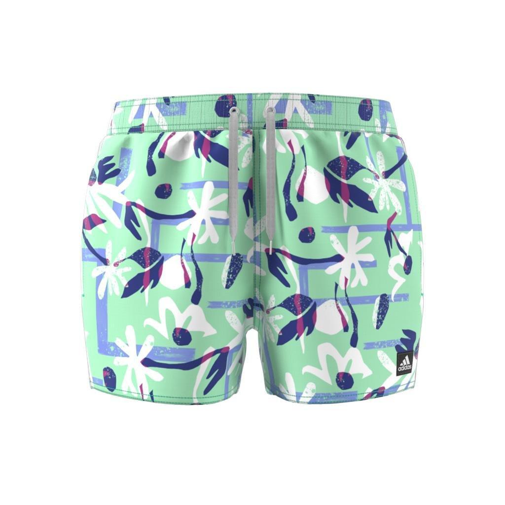 Seasonal Floral CLX Very Short Length Swim Shorts, Green, A901_ONE, large image number 6