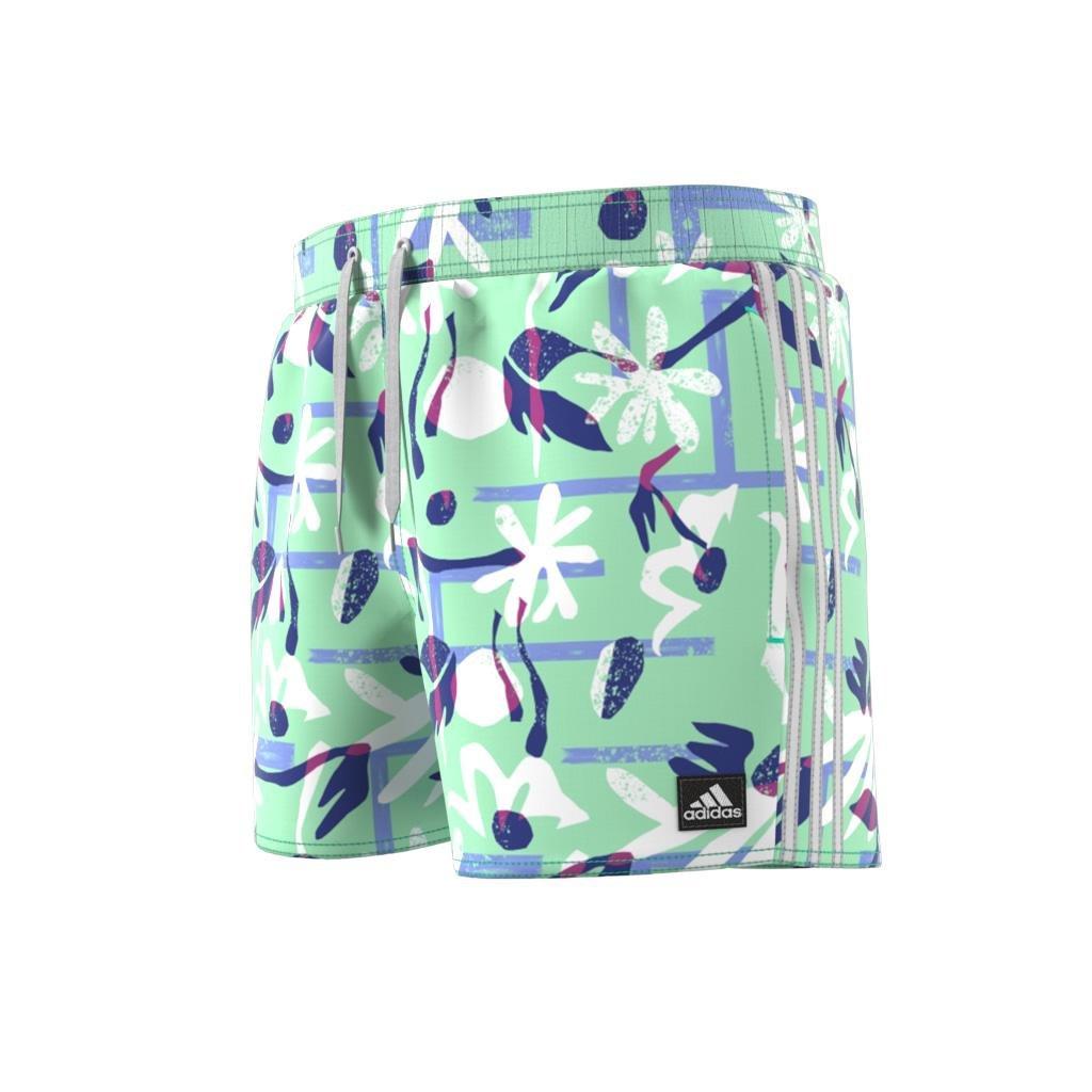 Seasonal Floral CLX Very Short Length Swim Shorts, Green, A901_ONE, large image number 7