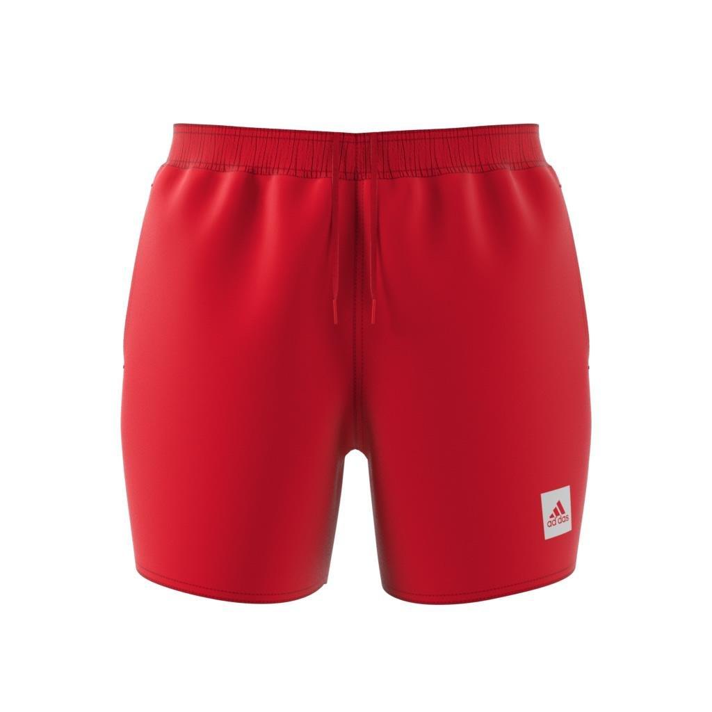 Short Length Solid Swim Shorts, Red, A901_ONE, large image number 9