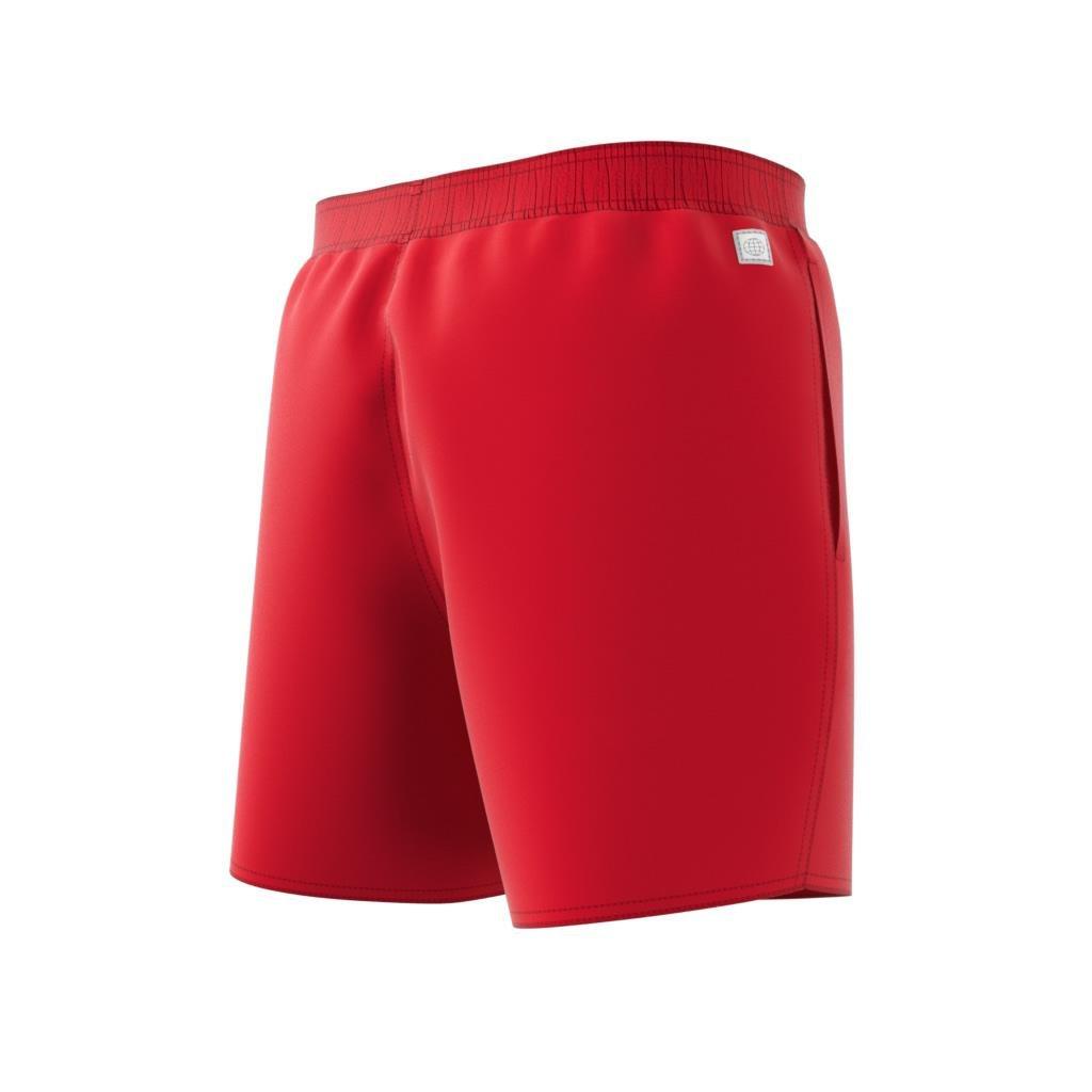 Short Length Solid Swim Shorts, Red, , large image number 10