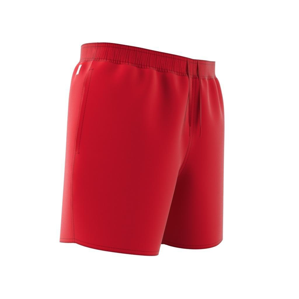 Short Length Solid Swim Shorts, Red, A901_ONE, large image number 11