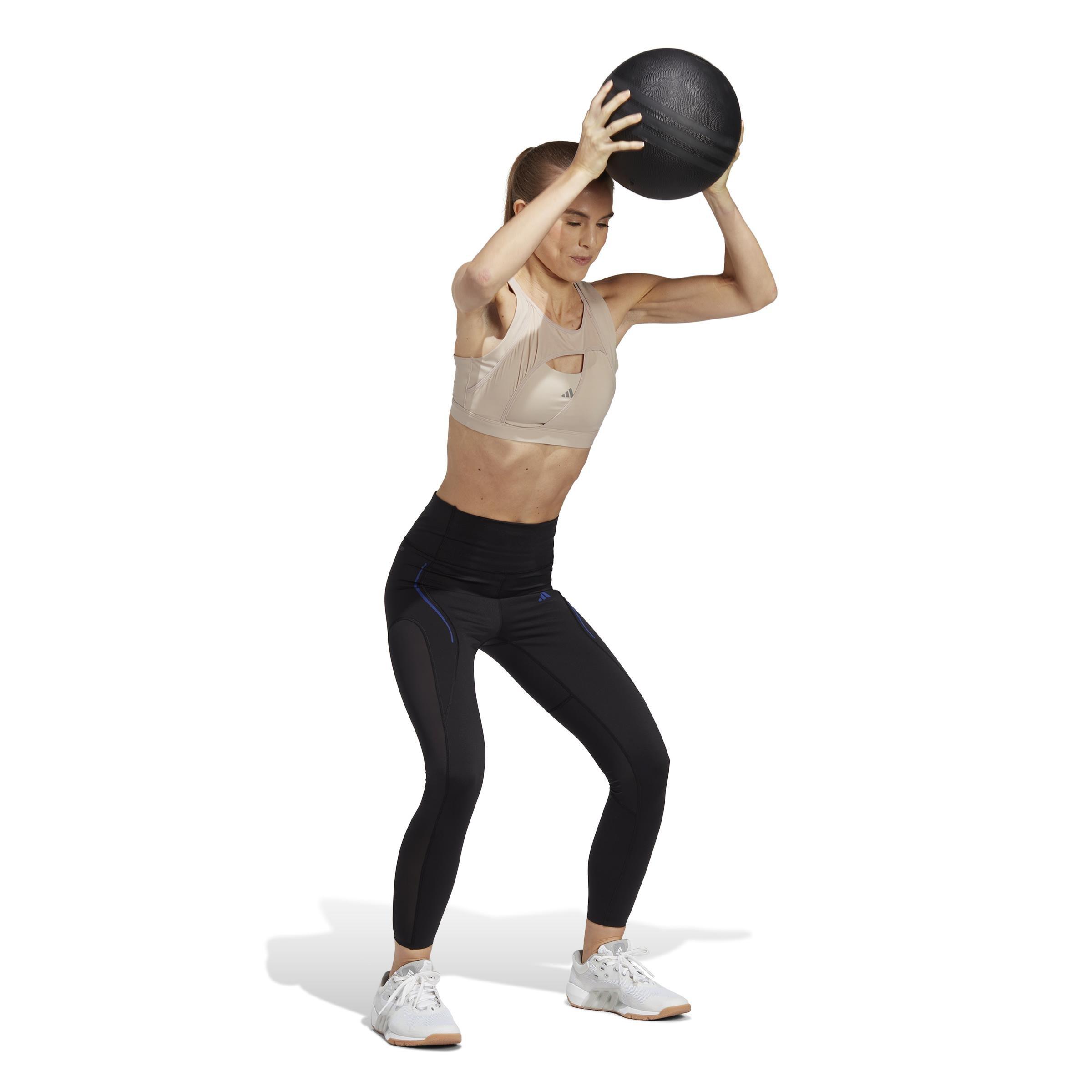 Tailored Hiit Luxe Training Leggings, Black, A901_ONE, large image number 6