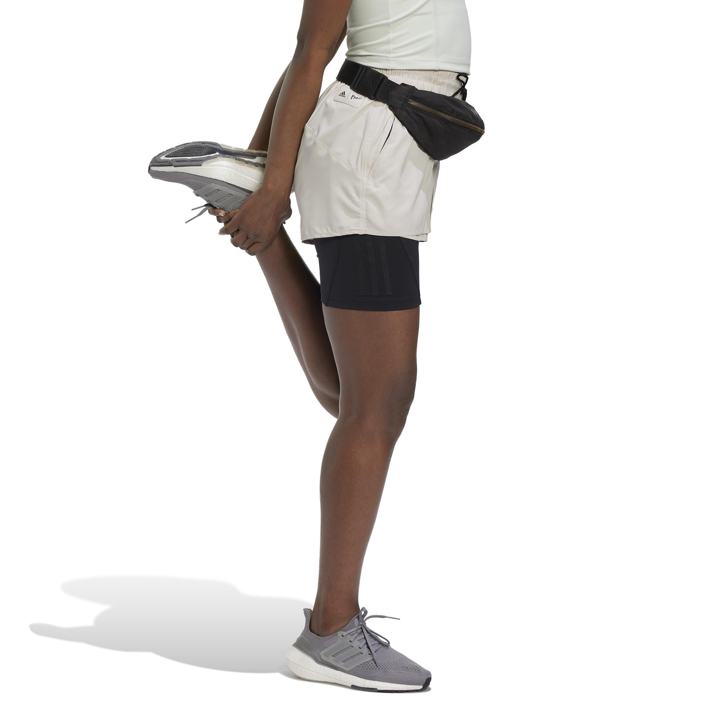 Parley Run For The Oceans Shorts, Beige, , large image number 9