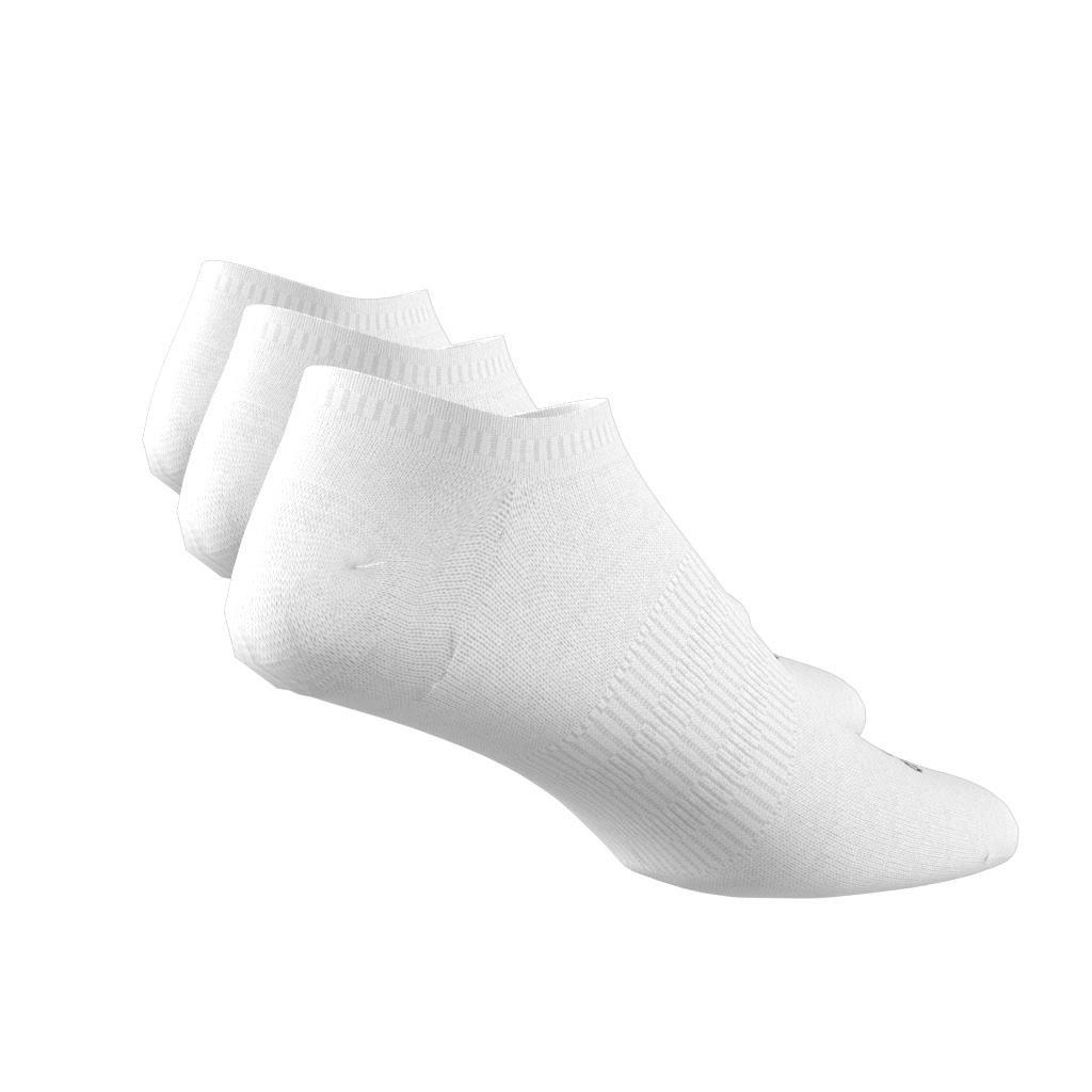 Unisex Thin and Light No-Show Socks 3 Pairs, White, A901_ONE, large image number 5