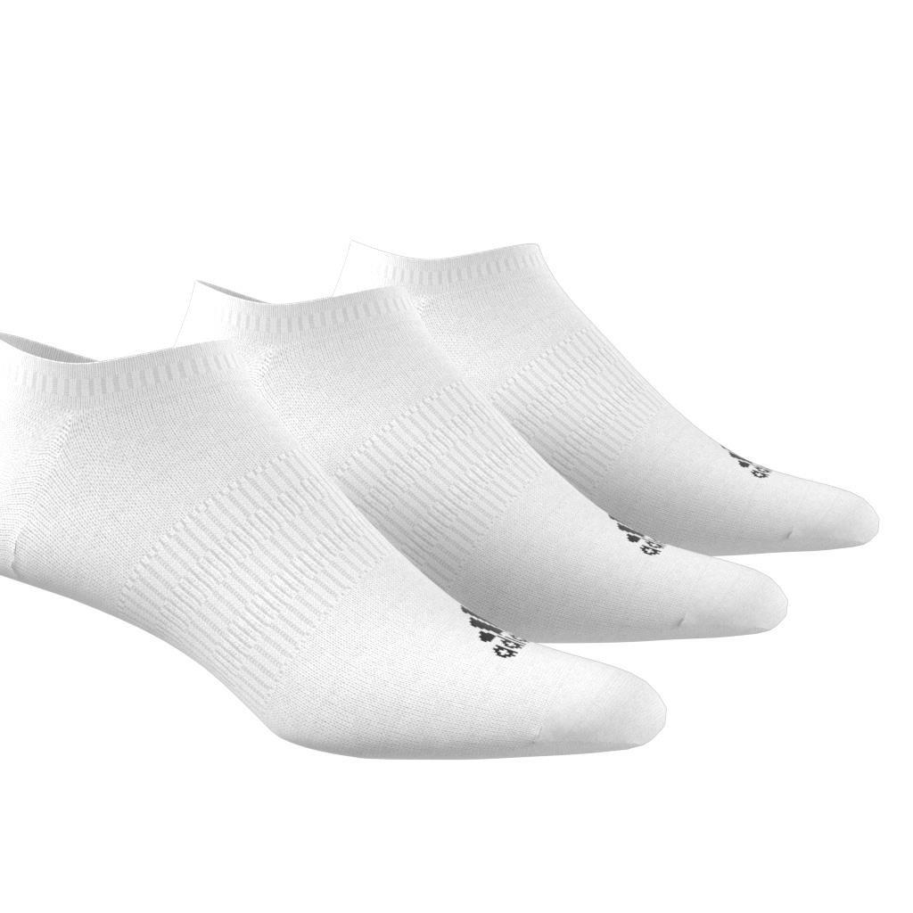 Unisex Thin and Light No-Show Socks 3 Pairs, White, A901_ONE, large image number 7