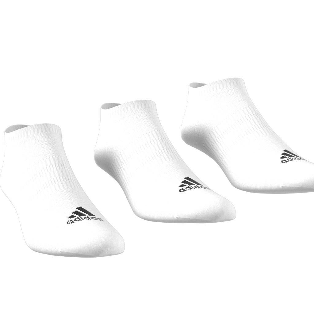 Unisex Thin and Light No-Show Socks 3 Pairs, White, A901_ONE, large image number 8