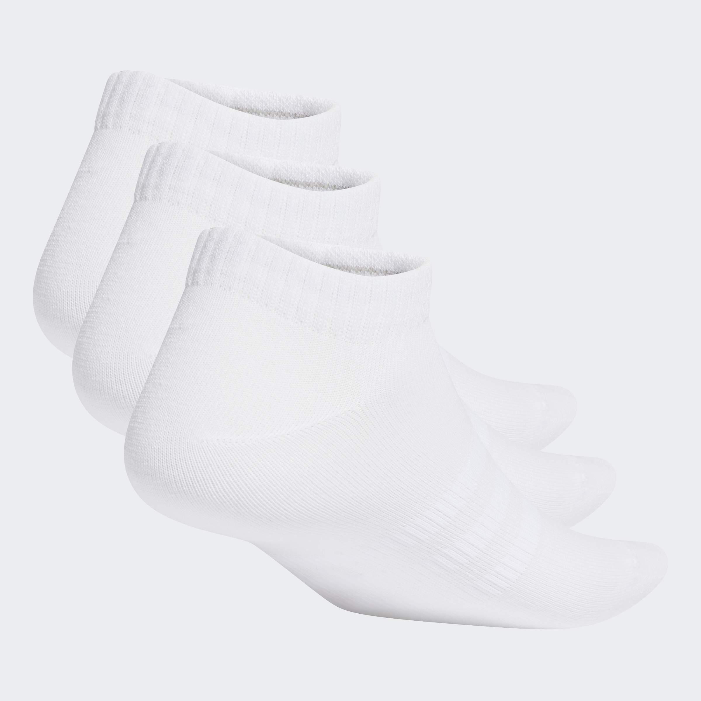 Unisex Thin and Light Sportswear Low-Cut Socks 3 Pairs, White, A901_ONE, large image number 0
