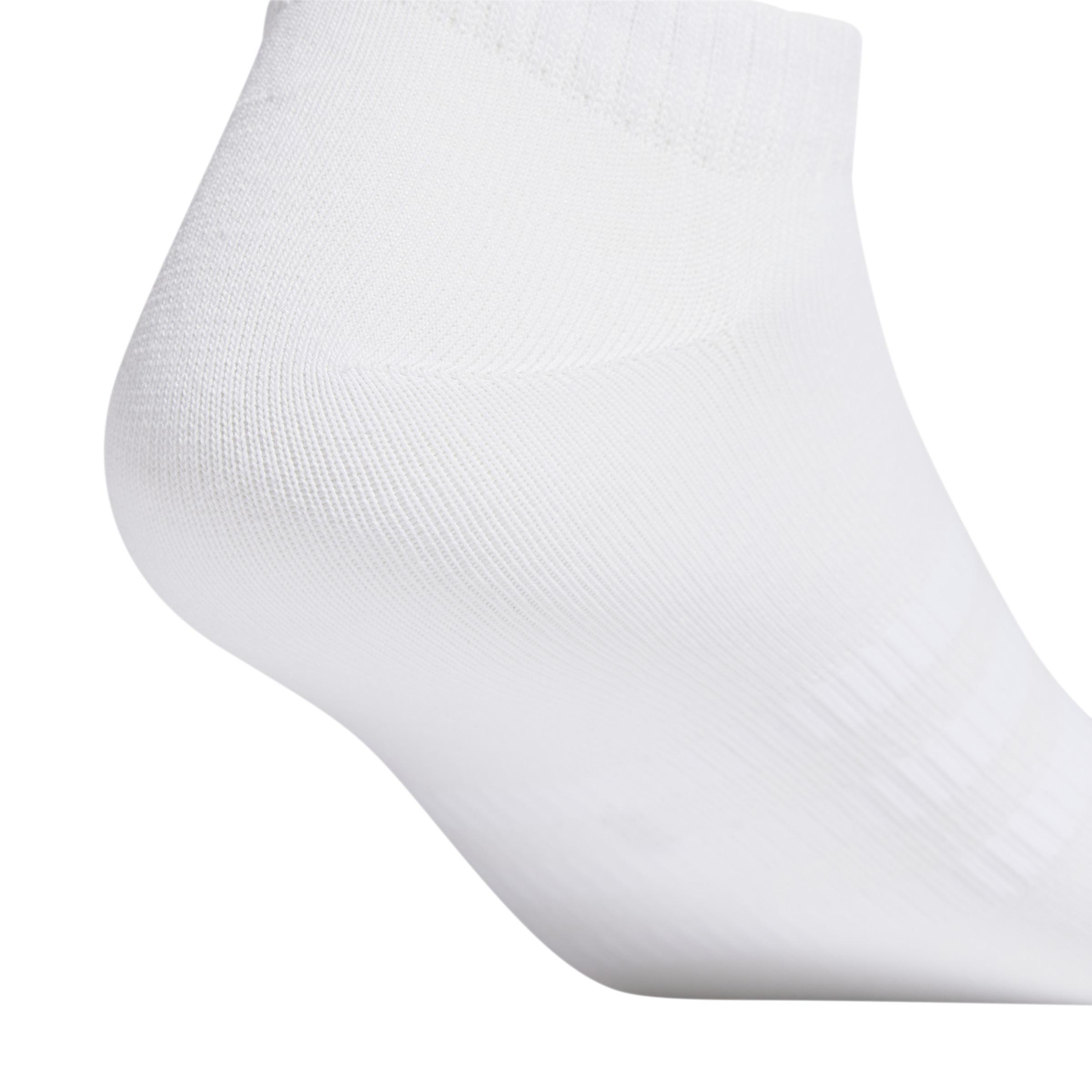 Unisex Thin and Light Sportswear Low-Cut Socks 3 Pairs, White, A901_ONE, large image number 5