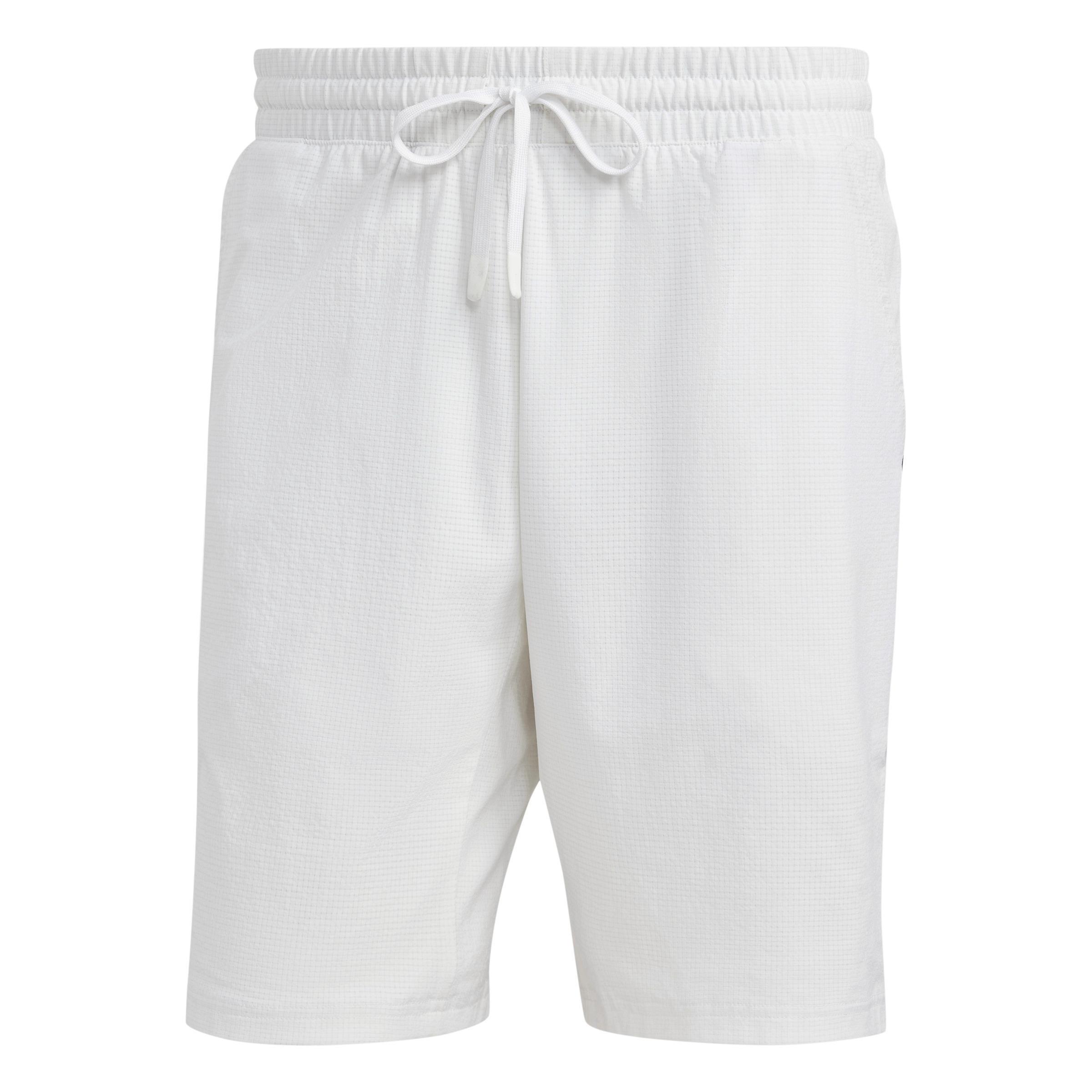 Men Ergo Tennis Shorts, White, A901_ONE, large image number 0