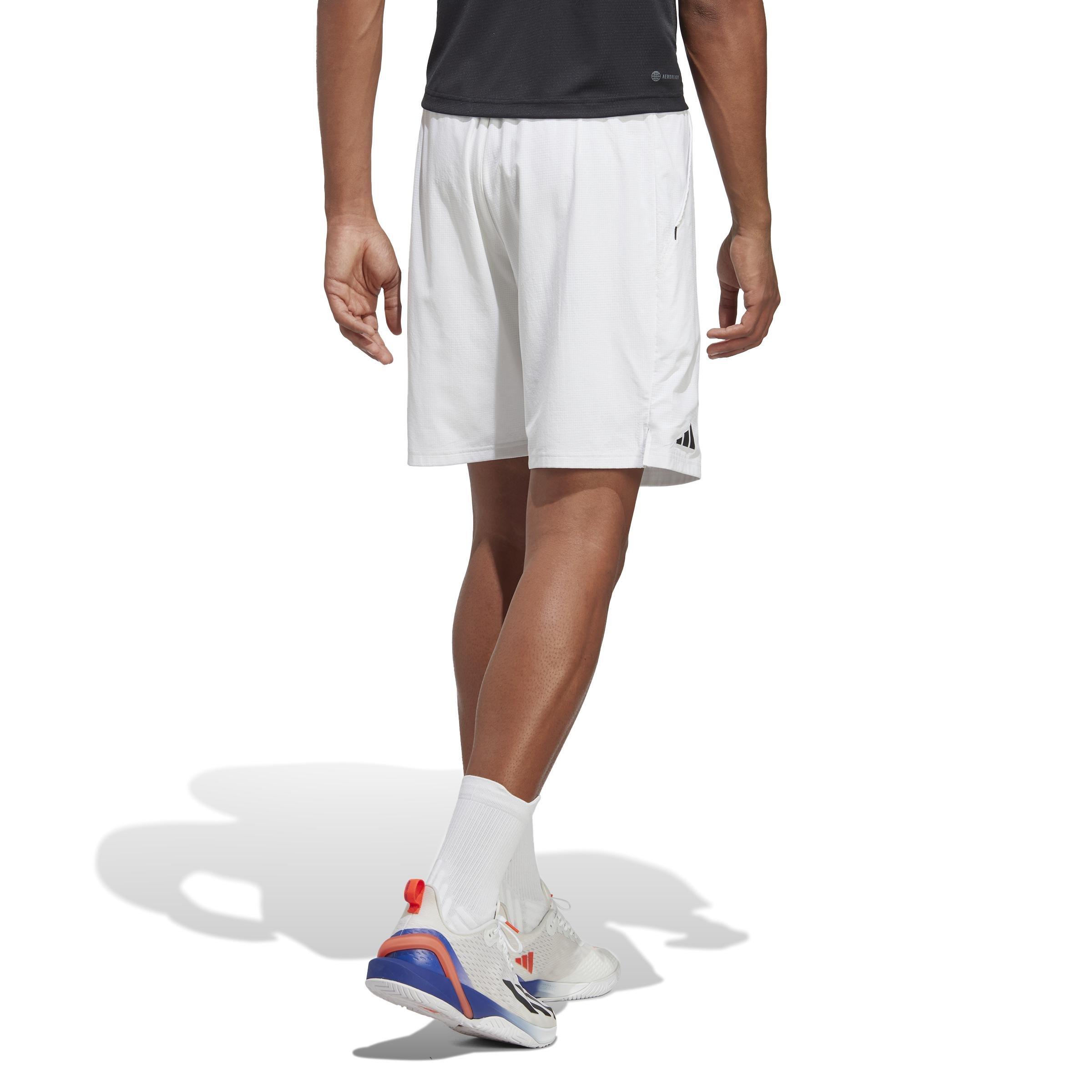 Ergo Tennis Shorts, White, A901_ONE, large image number 2