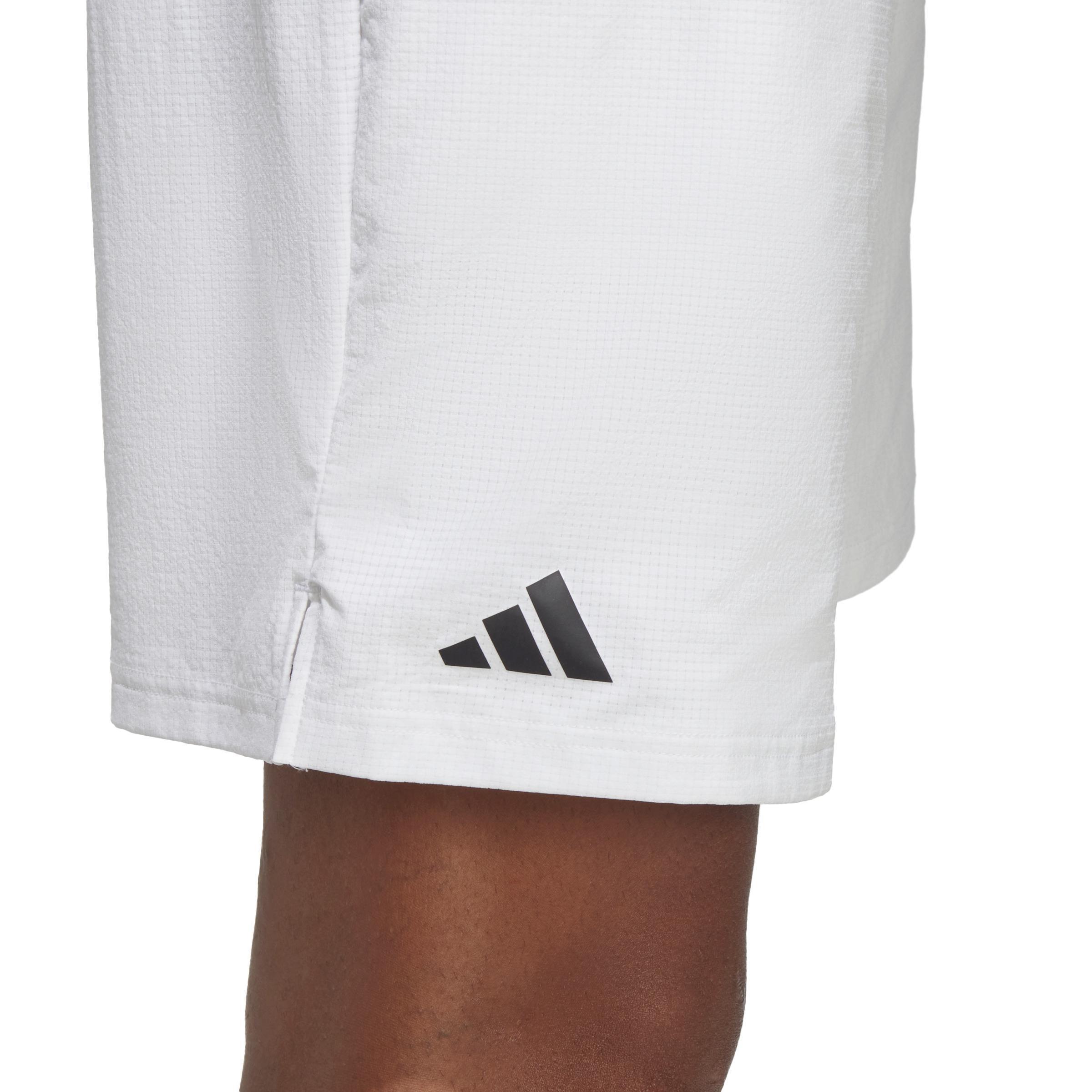 Men Ergo Tennis Shorts, White, A901_ONE, large image number 3