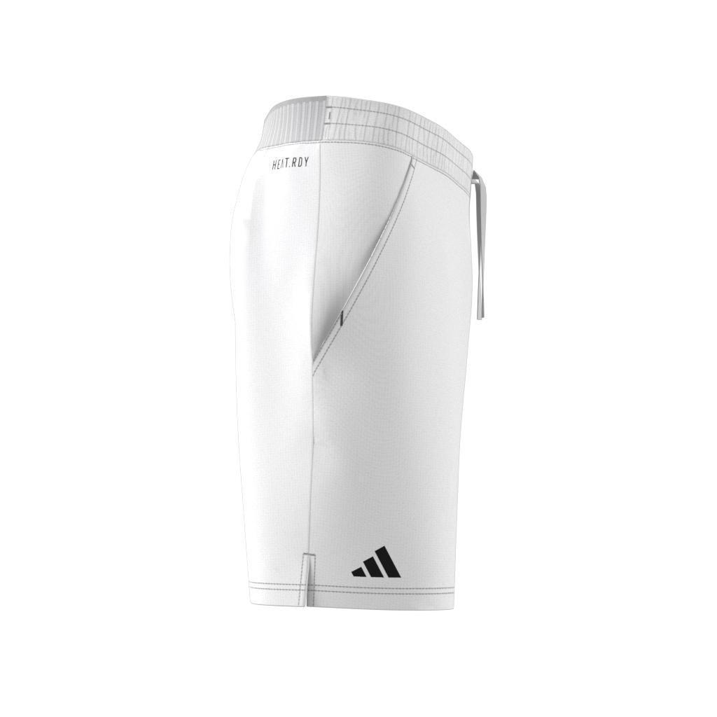 Men Ergo Tennis Shorts, White, A901_ONE, large image number 6