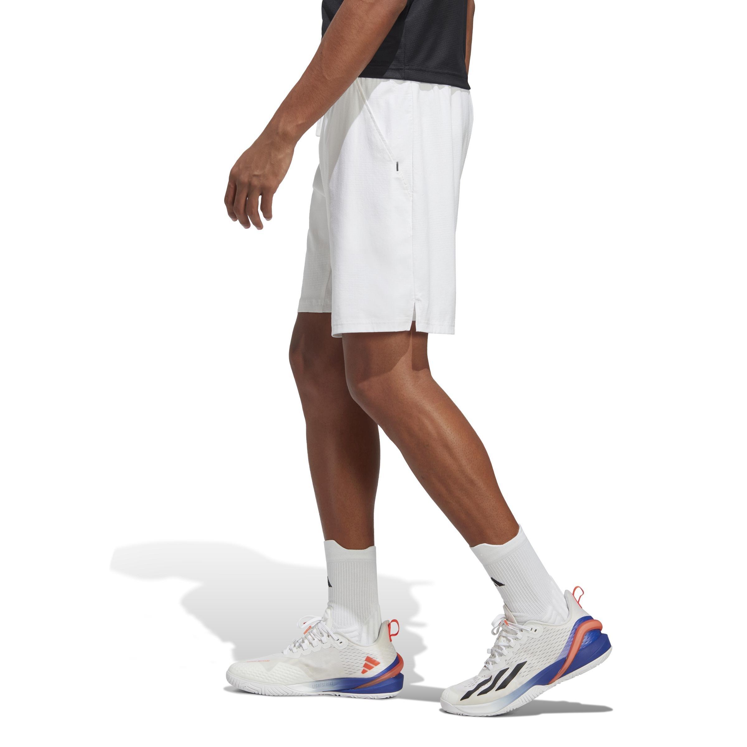 Ergo Tennis Shorts, White, A901_ONE, large image number 9