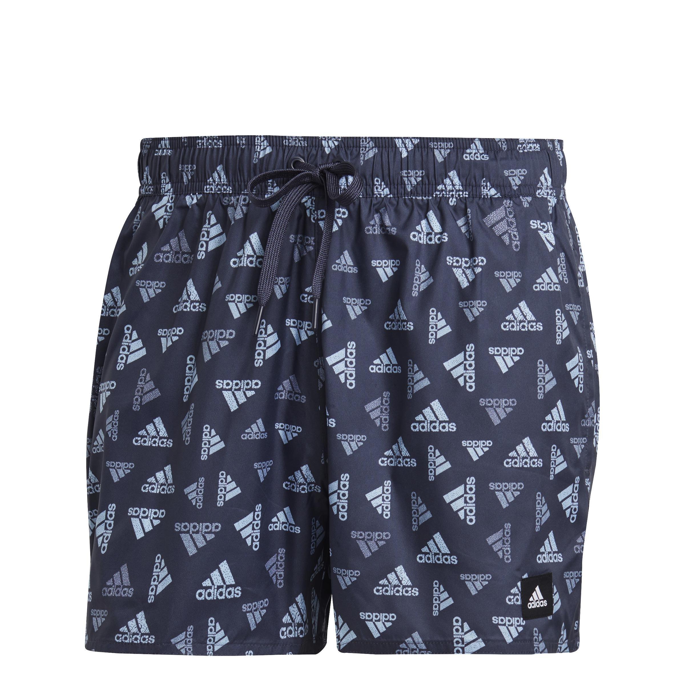 Logo Print Clx Swim Shorts Very Short Length, Blue, A901_ONE, large image number 0