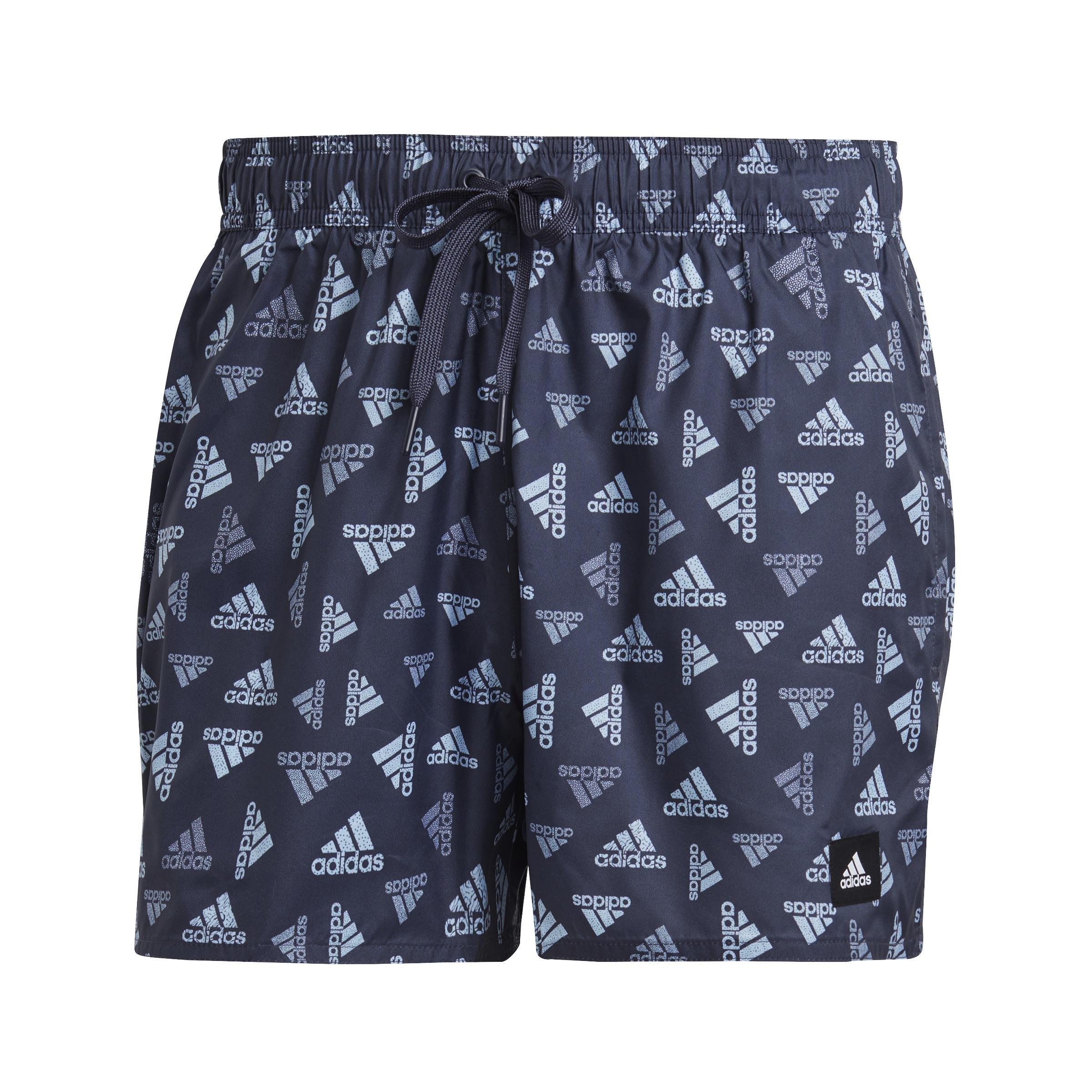 Logo Print Clx Swim Shorts Very Short Length, Blue, A901_ONE, large image number 1