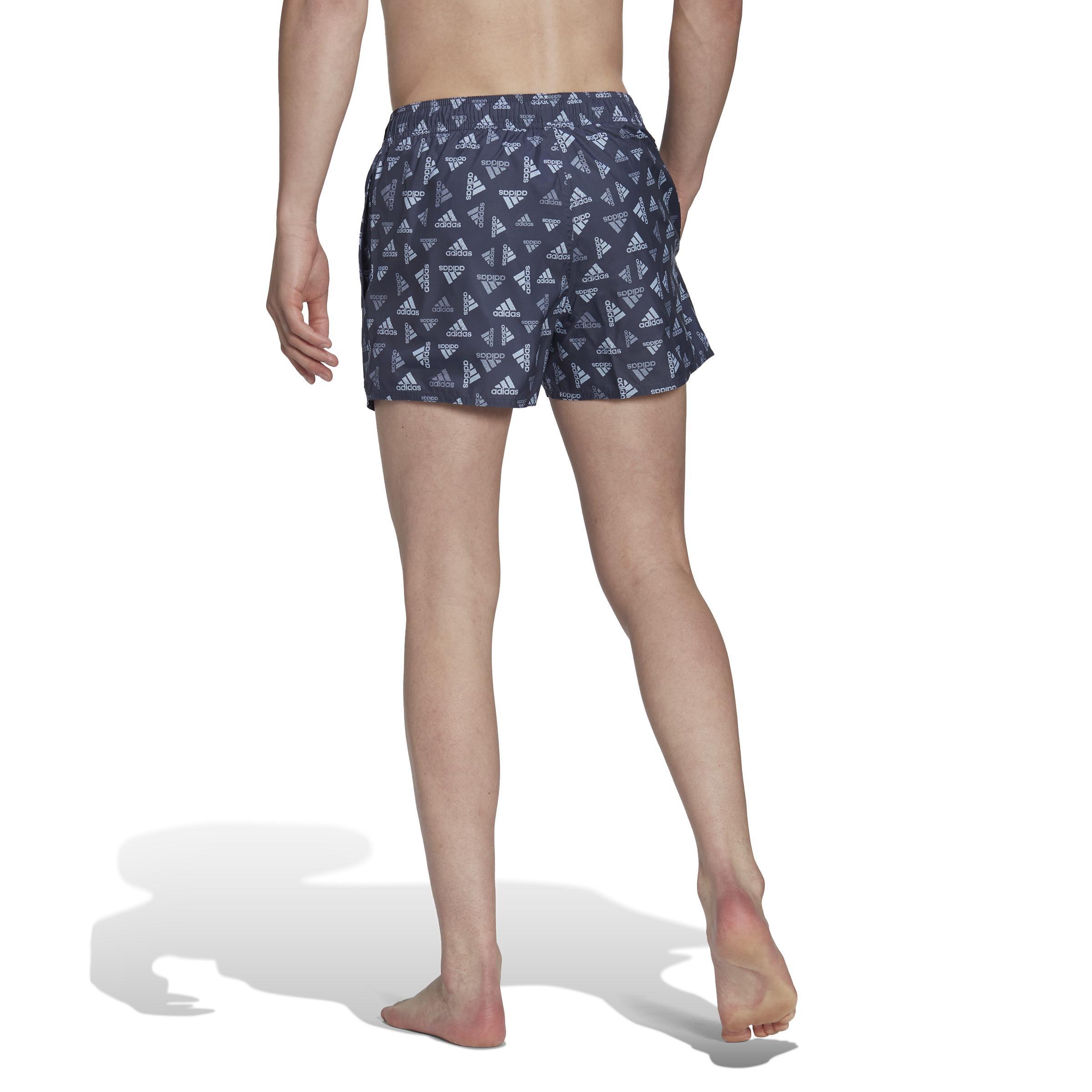 Logo Print Clx Swim Shorts Very Short Length, Blue, A901_ONE, large image number 2