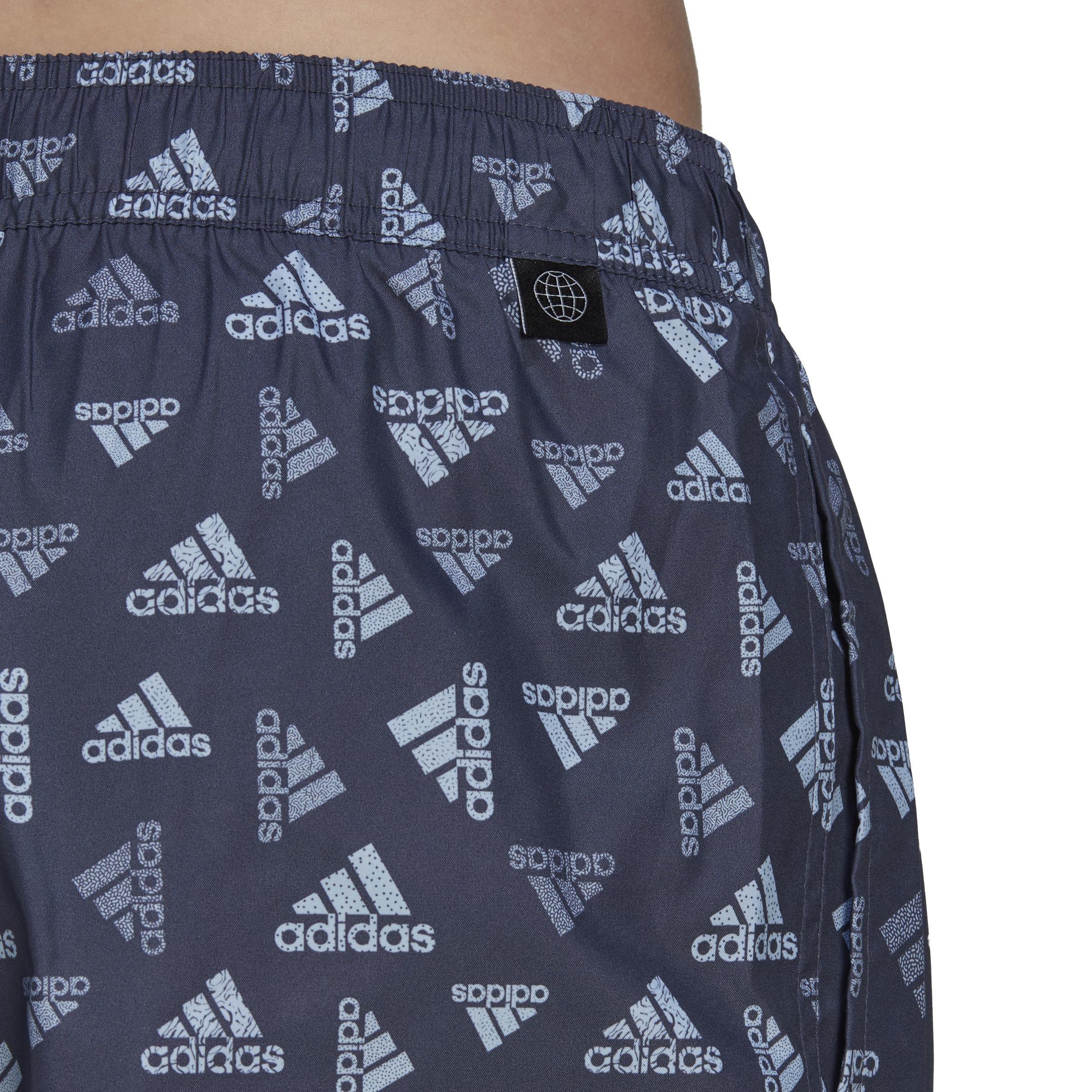 Logo Print Clx Swim Shorts Very Short Length, Blue, A901_ONE, large image number 3