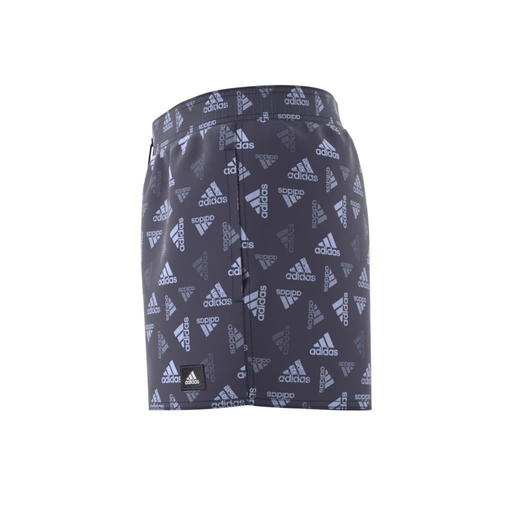 Logo Print Clx Swim Shorts Very Short Length, Blue, A901_ONE, large image number 5