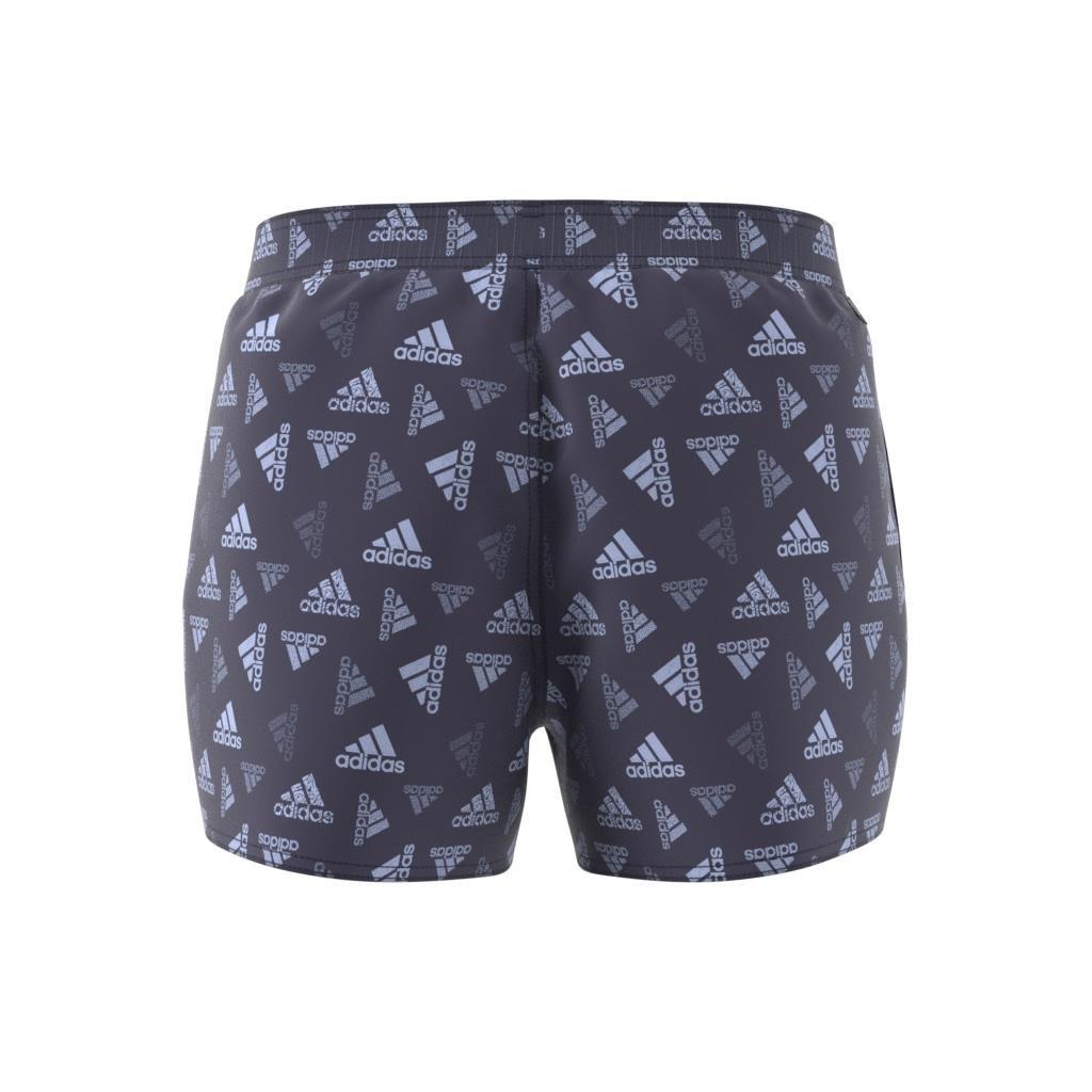 Logo Print Clx Swim Shorts Very Short Length, Blue, A901_ONE, large image number 6