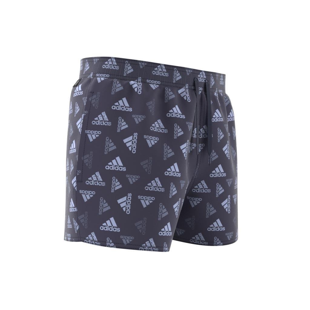 Logo Print Clx Swim Shorts Very Short Length, Blue, A901_ONE, large image number 7