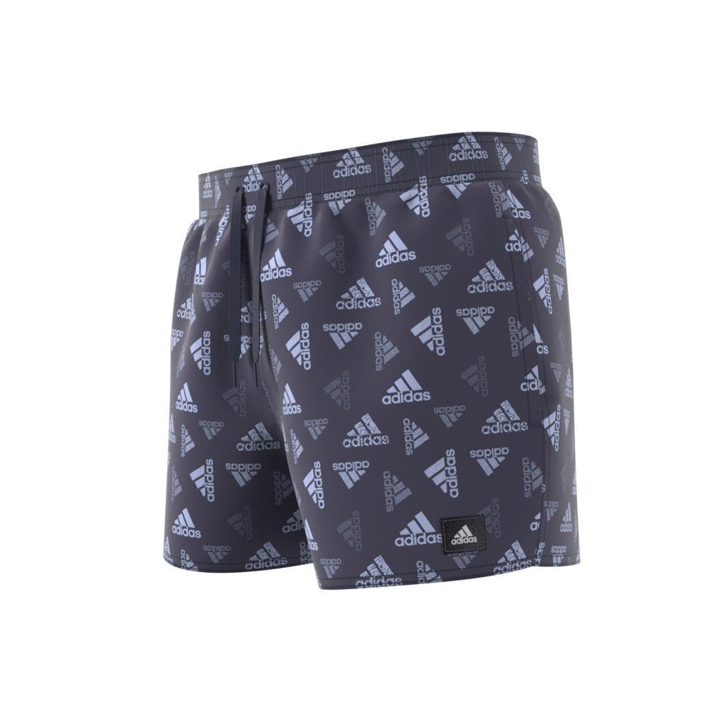 Logo Print Clx Swim Shorts Very Short Length, Blue, A901_ONE, large image number 8