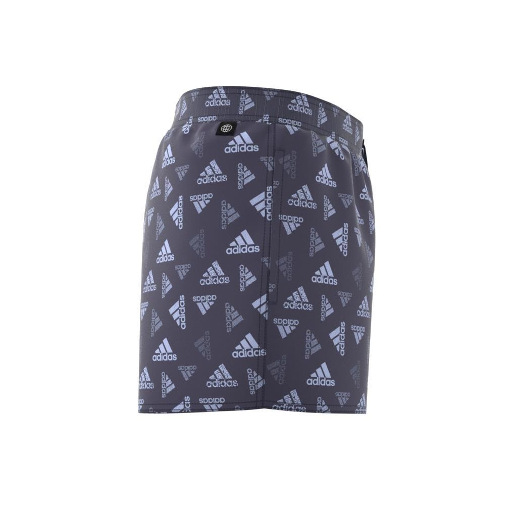 Logo Print Clx Swim Shorts Very Short Length, Blue, A901_ONE, large image number 10