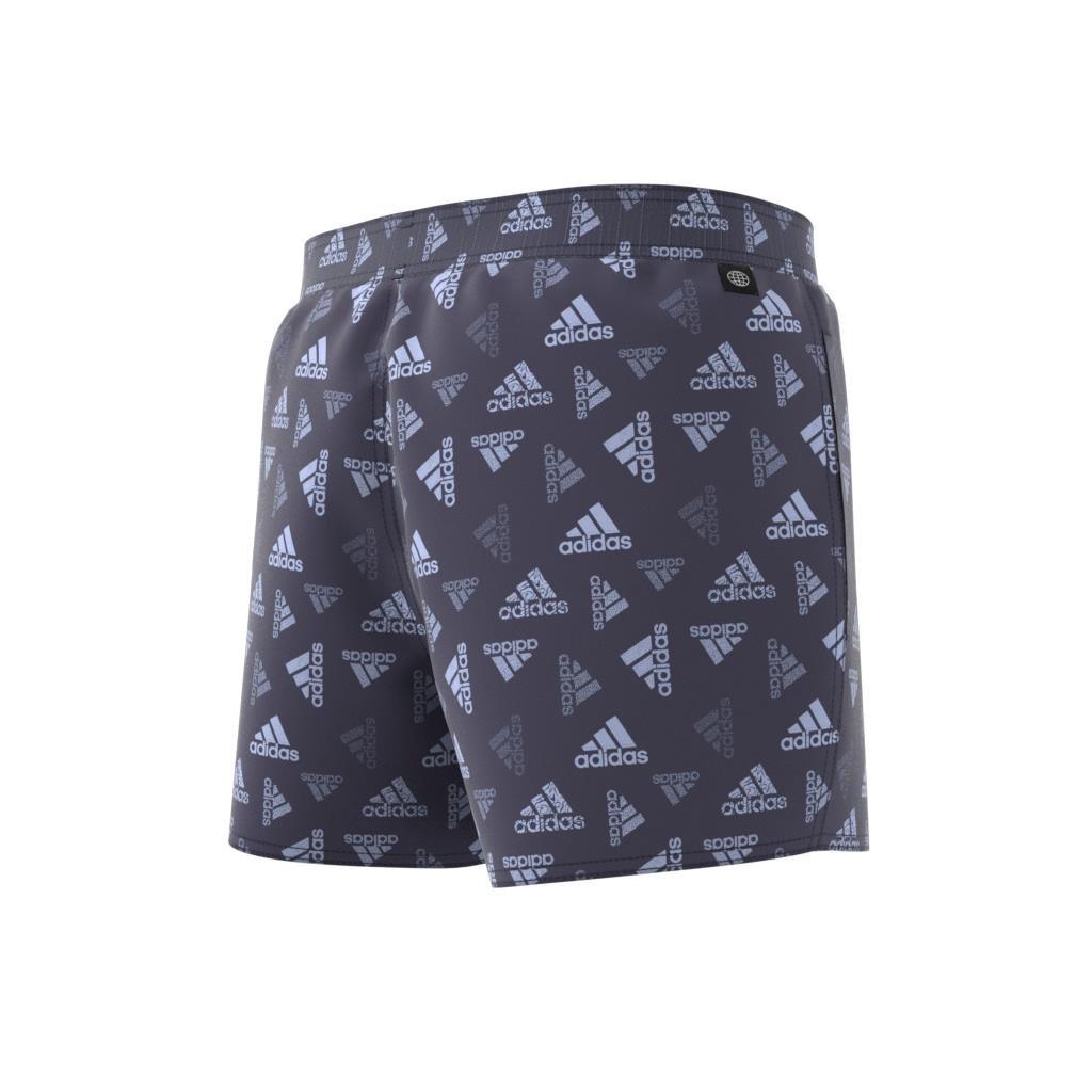 Logo Print Clx Swim Shorts Very Short Length, Blue, A901_ONE, large image number 12