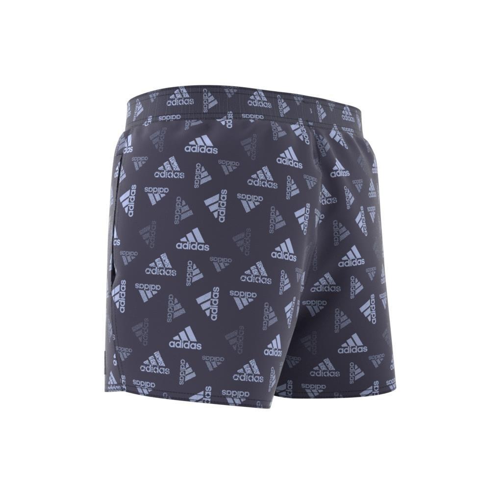 Logo Print Clx Swim Shorts Very Short Length, Blue, A901_ONE, large image number 13