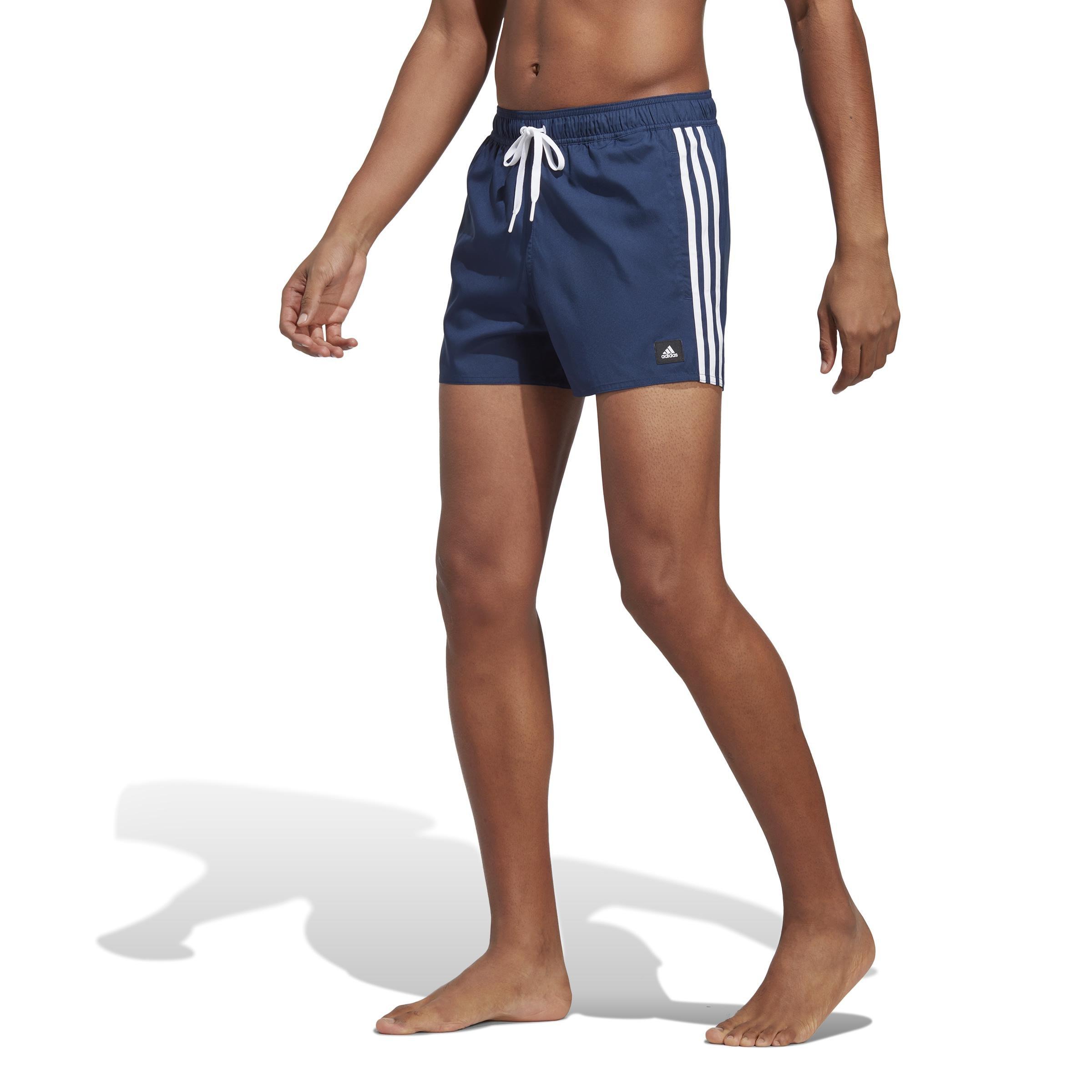 3-Stripes Clx Very-Short-Length Swim Shorts, Blue, , large image number 1