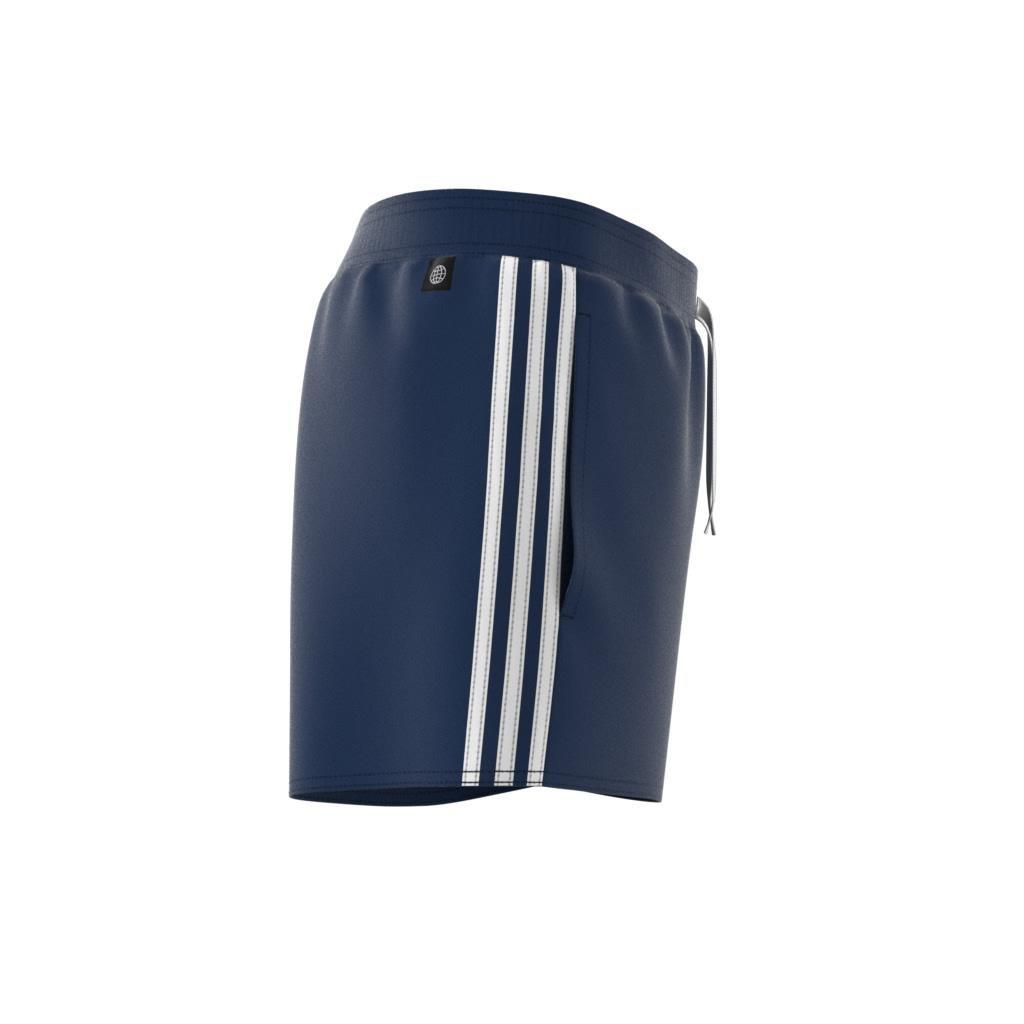 Men 3-Stripes Clx Very-Short-Length Swim Shorts, Blue, A901_ONE, large image number 11