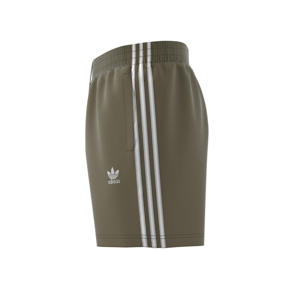 Originals Adicolor 3-Stripes Swim Shorts, Green, A901_ONE, large image number 5