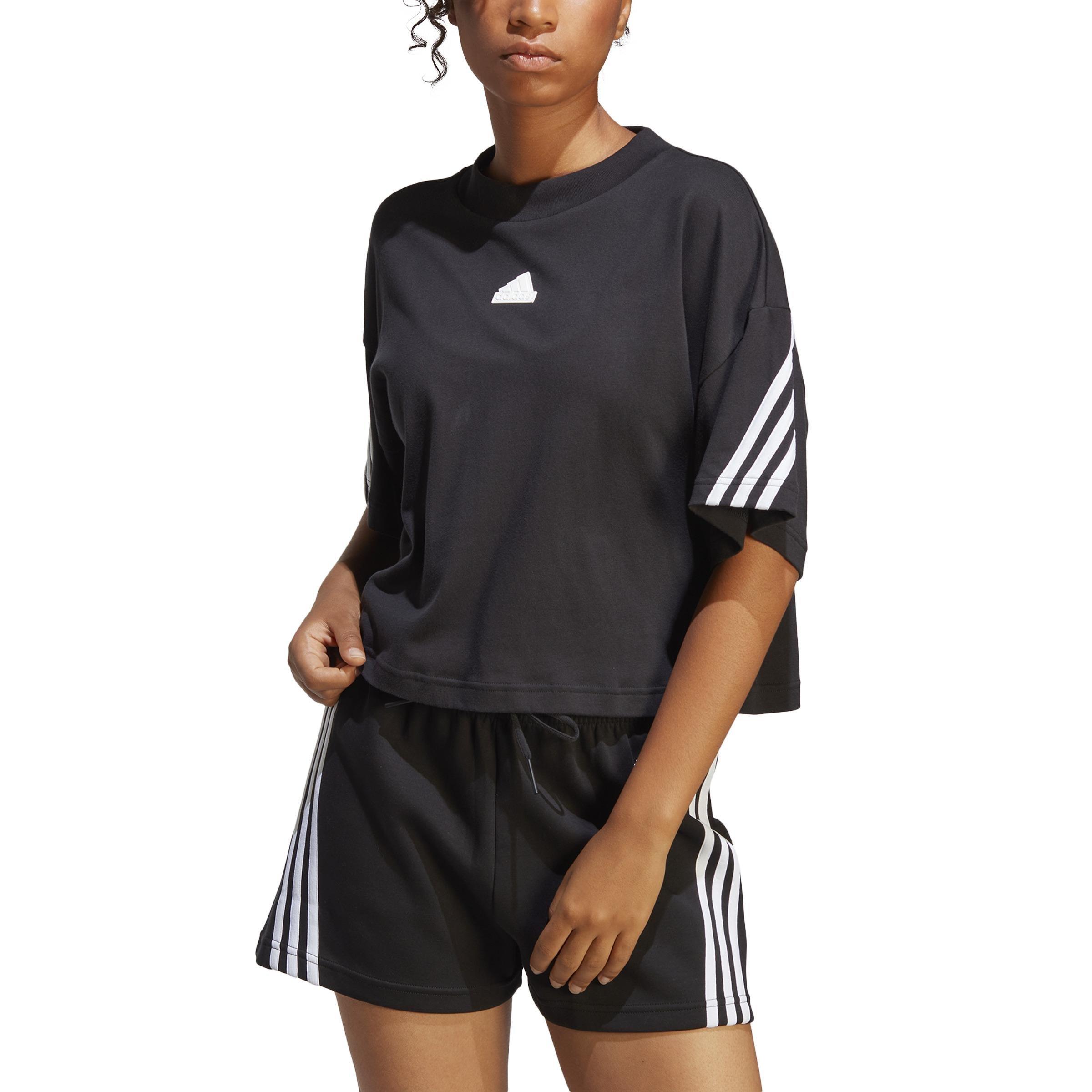 Future Icons 3-Stripes T-Shirt, Black, , large image number 1