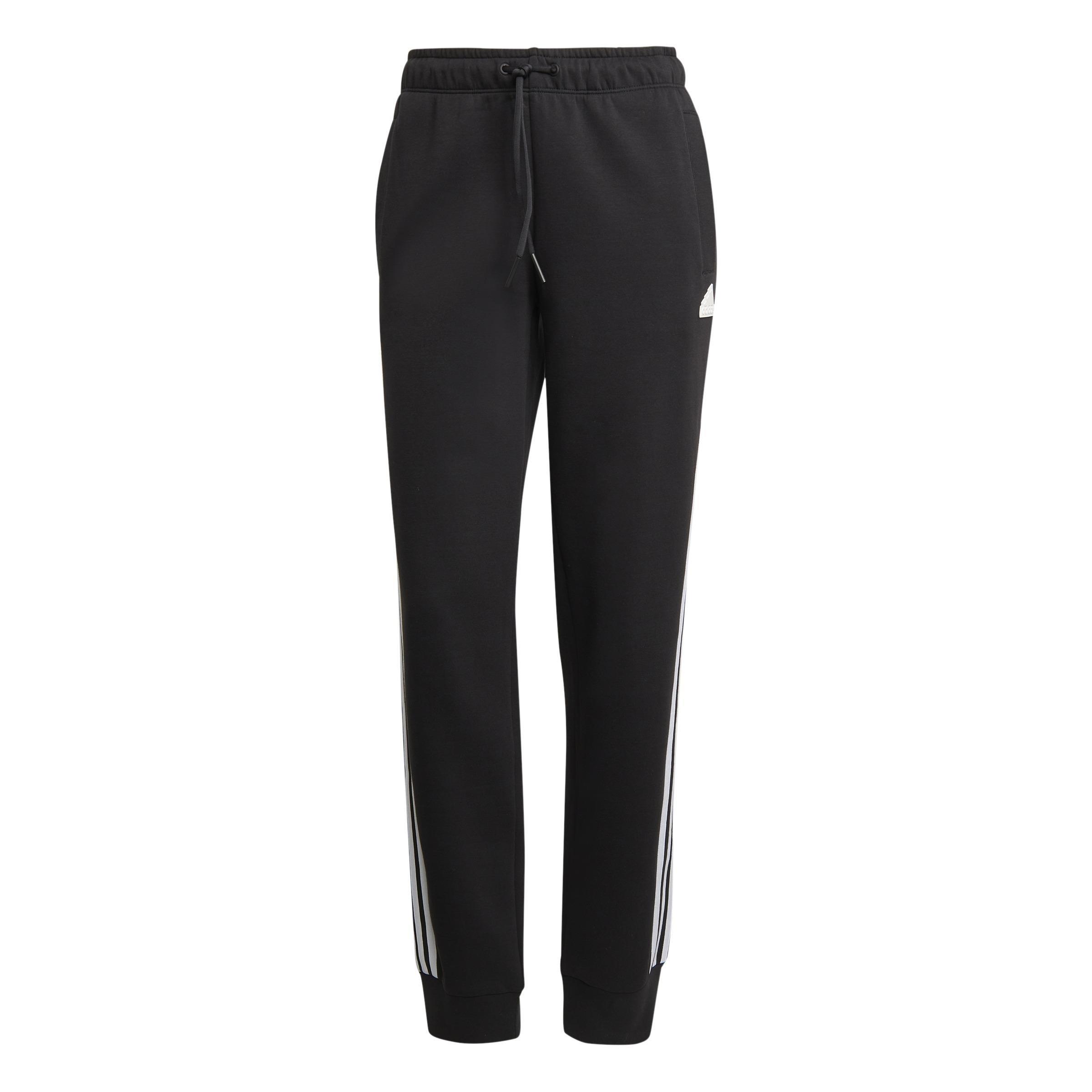 Future Icons 3-Stripes Regular Tracksuit Bottoms, Black, A901_ONE, large image number 0