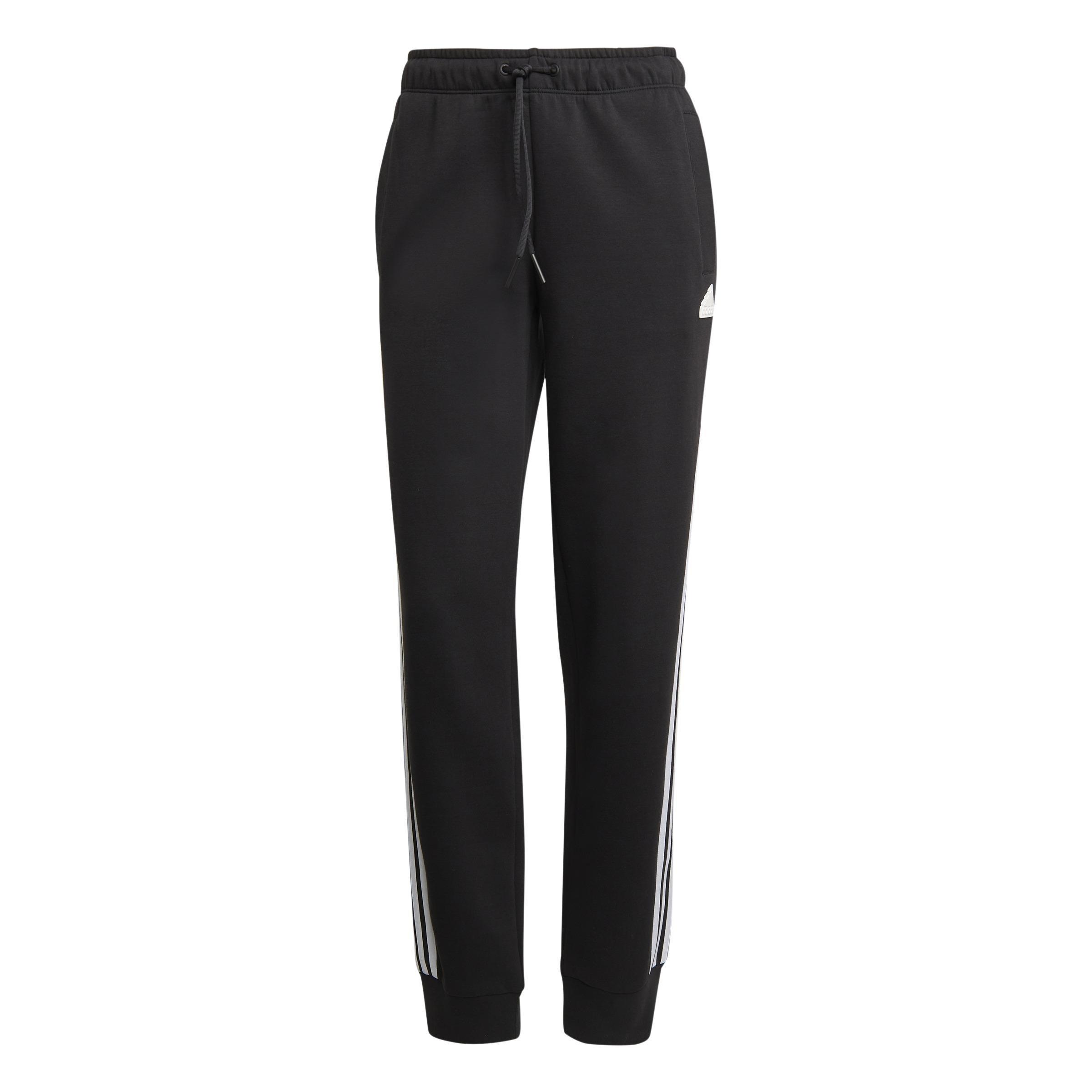 Future Icons 3-Stripes Regular Tracksuit Bottoms, Black, A901_ONE, large image number 1