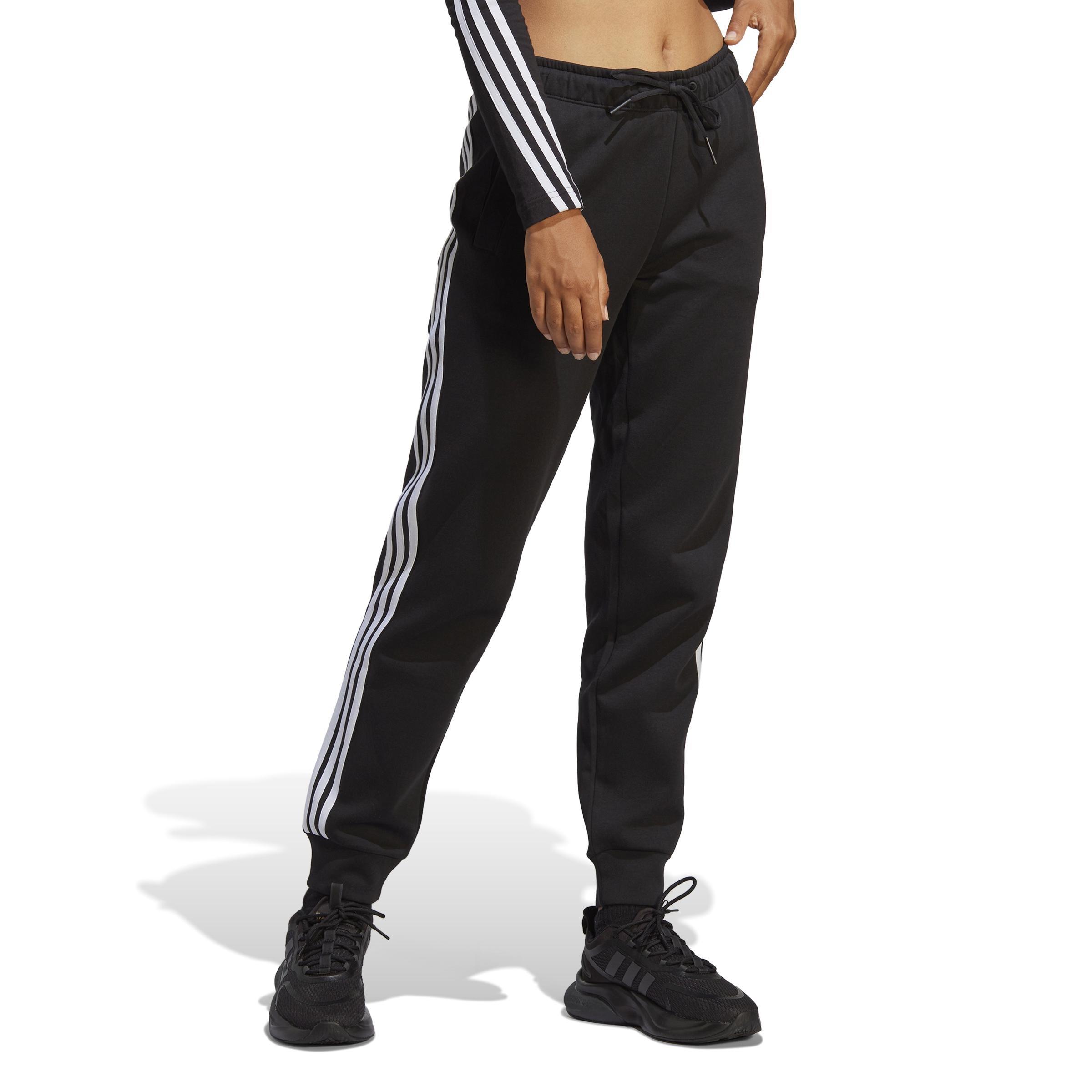 Future Icons 3-Stripes Regular Tracksuit Bottoms, Black, A901_ONE, large image number 7