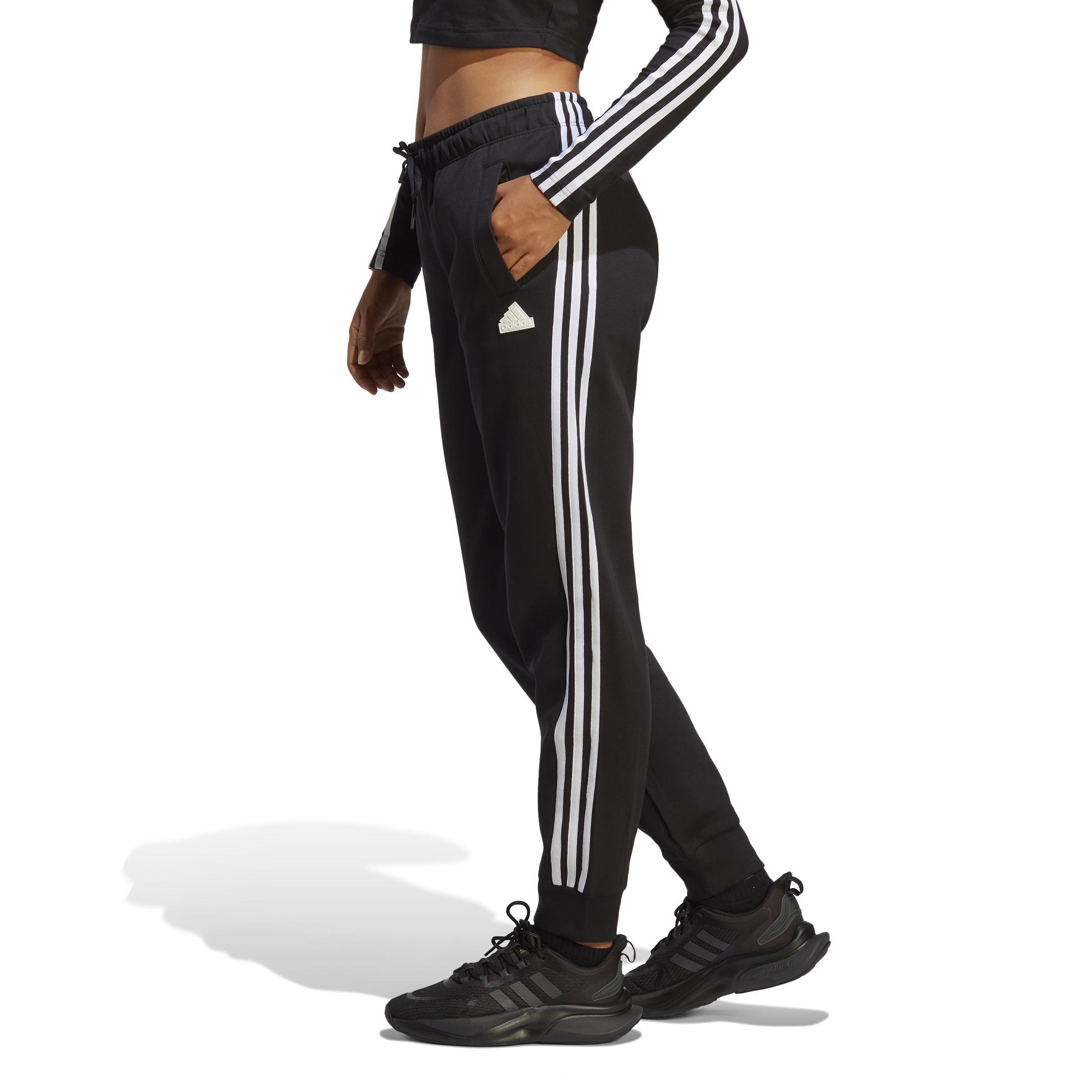 Future Icons 3-Stripes Regular Tracksuit Bottoms, Black, A901_ONE, large image number 14