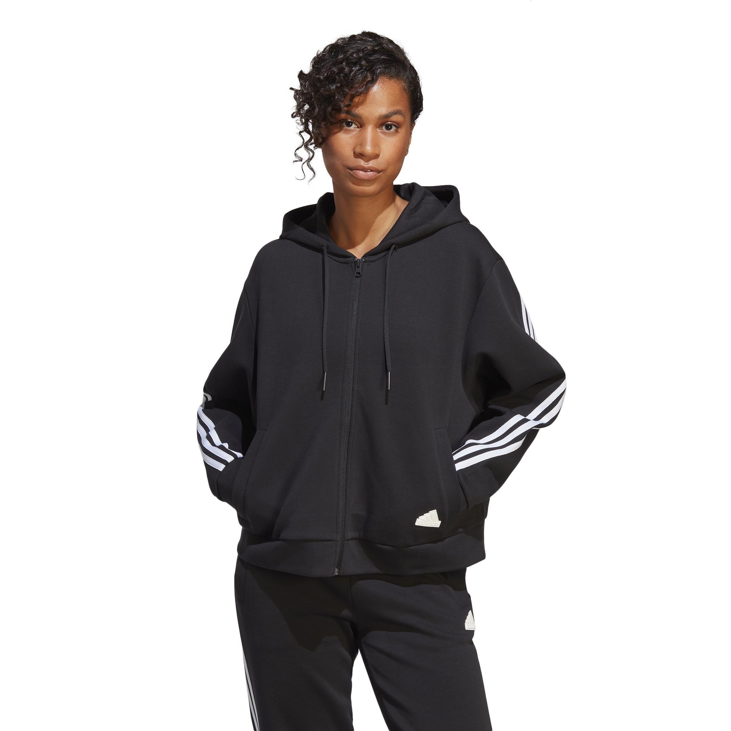 Future Icons 3-Stripes Full-Zip Hoodie, Black, , large image number 7