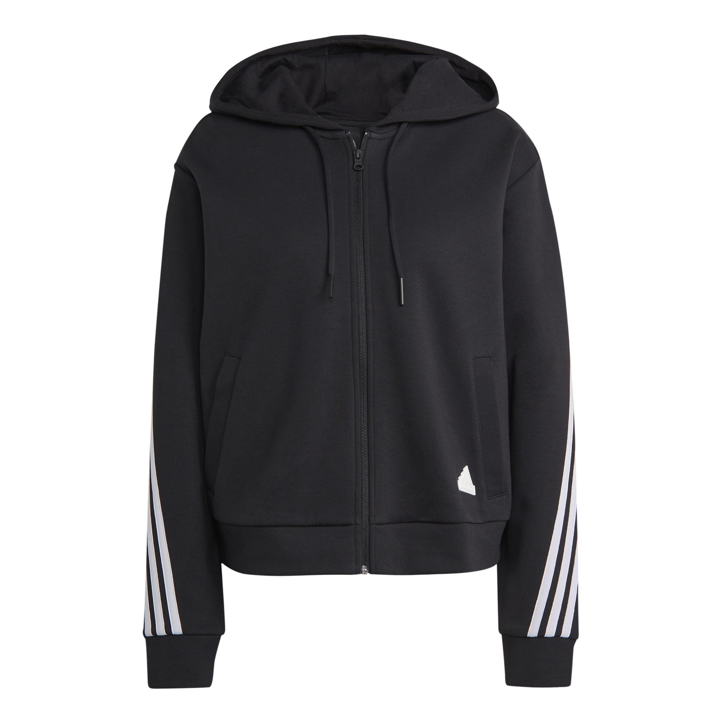 Future Icons 3-Stripes Full-Zip Hoodie, Black, , large image number 8