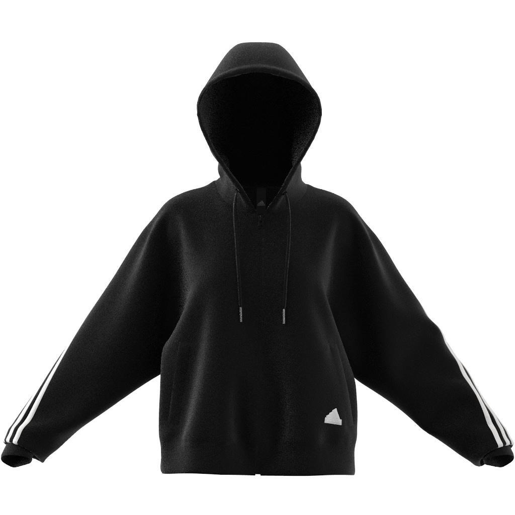 Future Icons 3-Stripes Full-Zip Hoodie, Black, A901_ONE, large image number 10