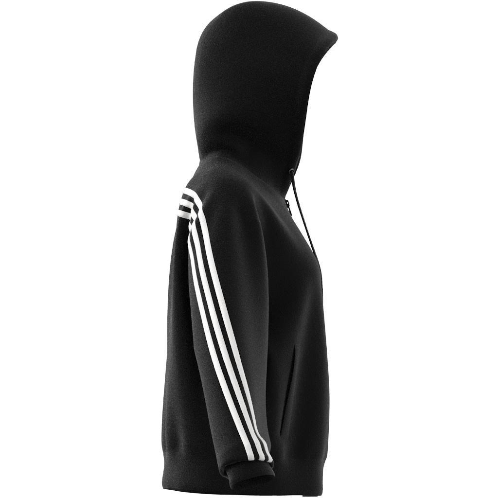 Future Icons 3-Stripes Full-Zip Hoodie, Black, , large image number 11
