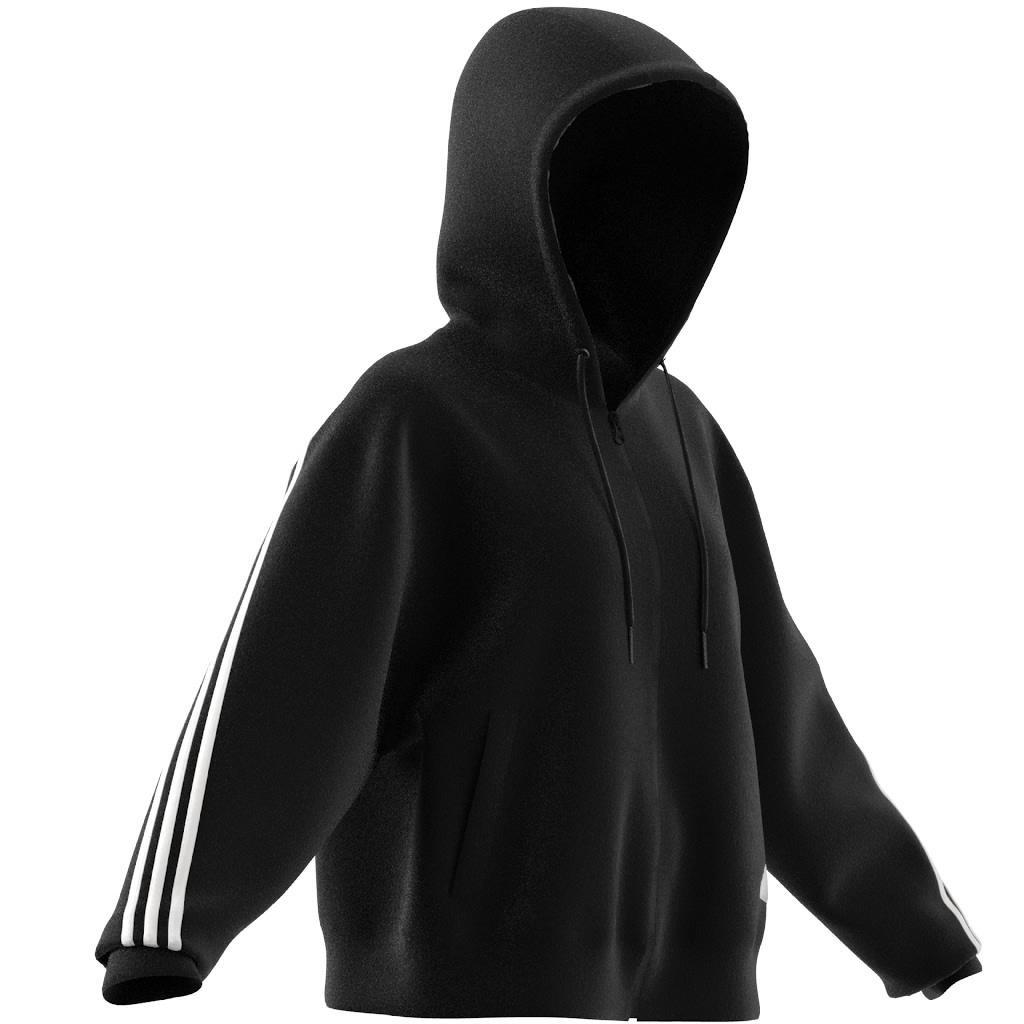 Future Icons 3-Stripes Full-Zip Hoodie, Black, , large image number 13